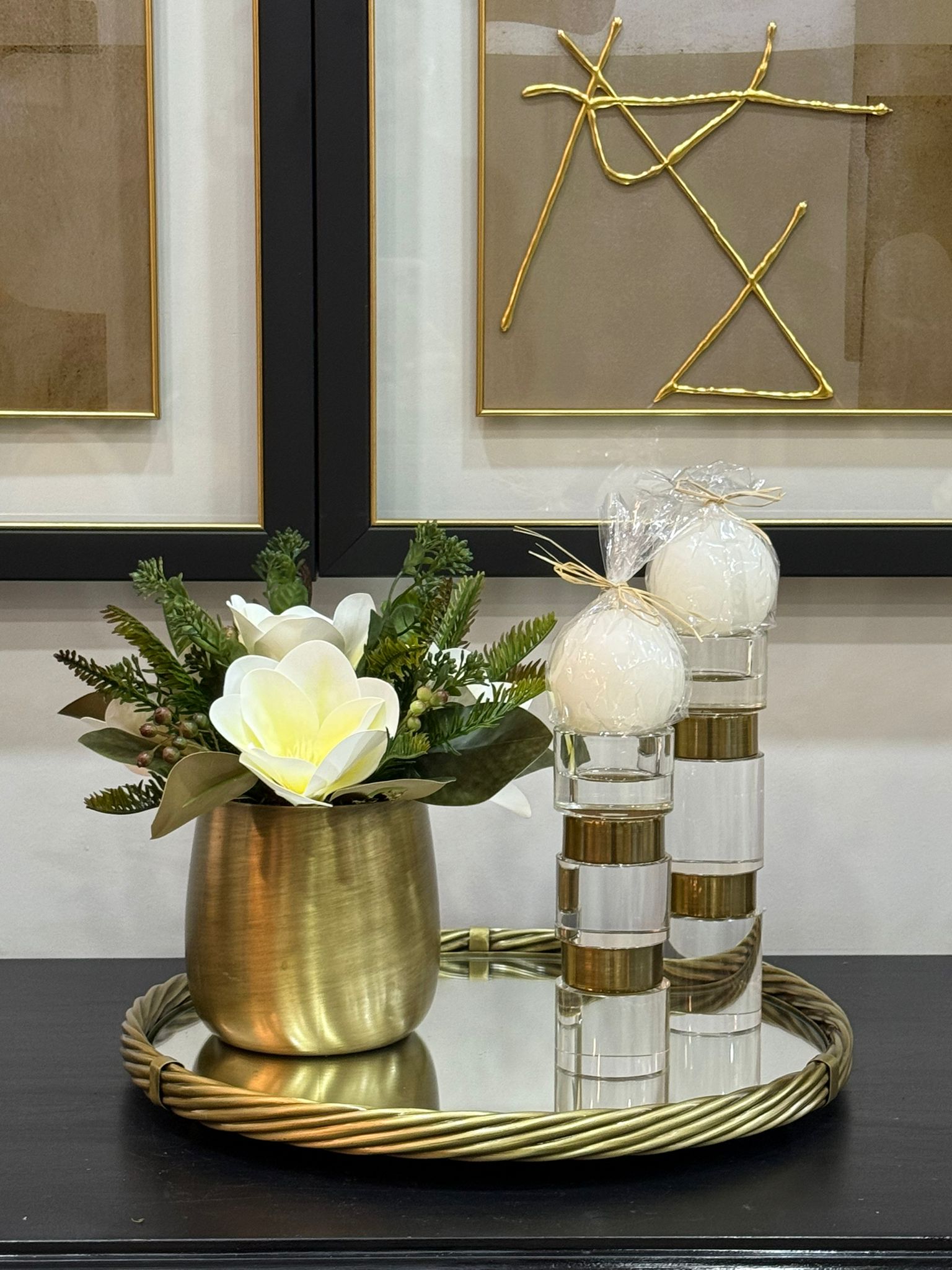 Eskitme Cezve Vazo Manolya Çiçek Aranjman 