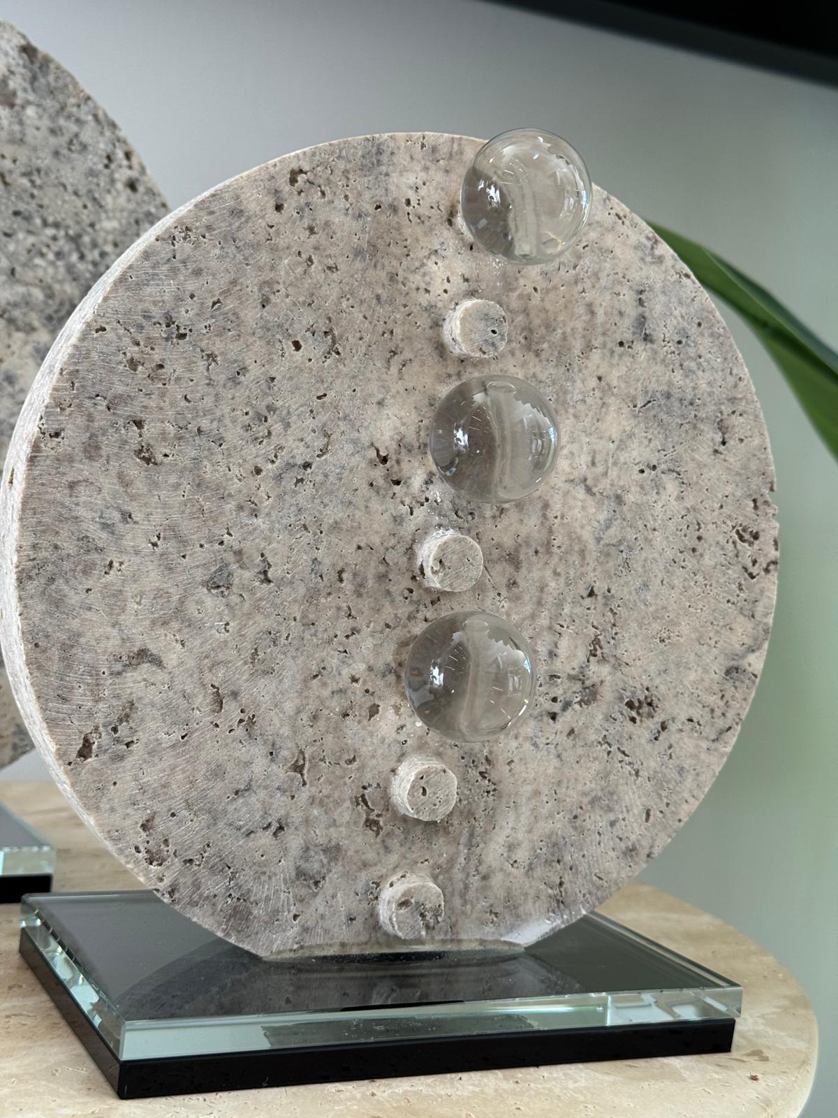 Cam Kaideli Traverten Disk 2li