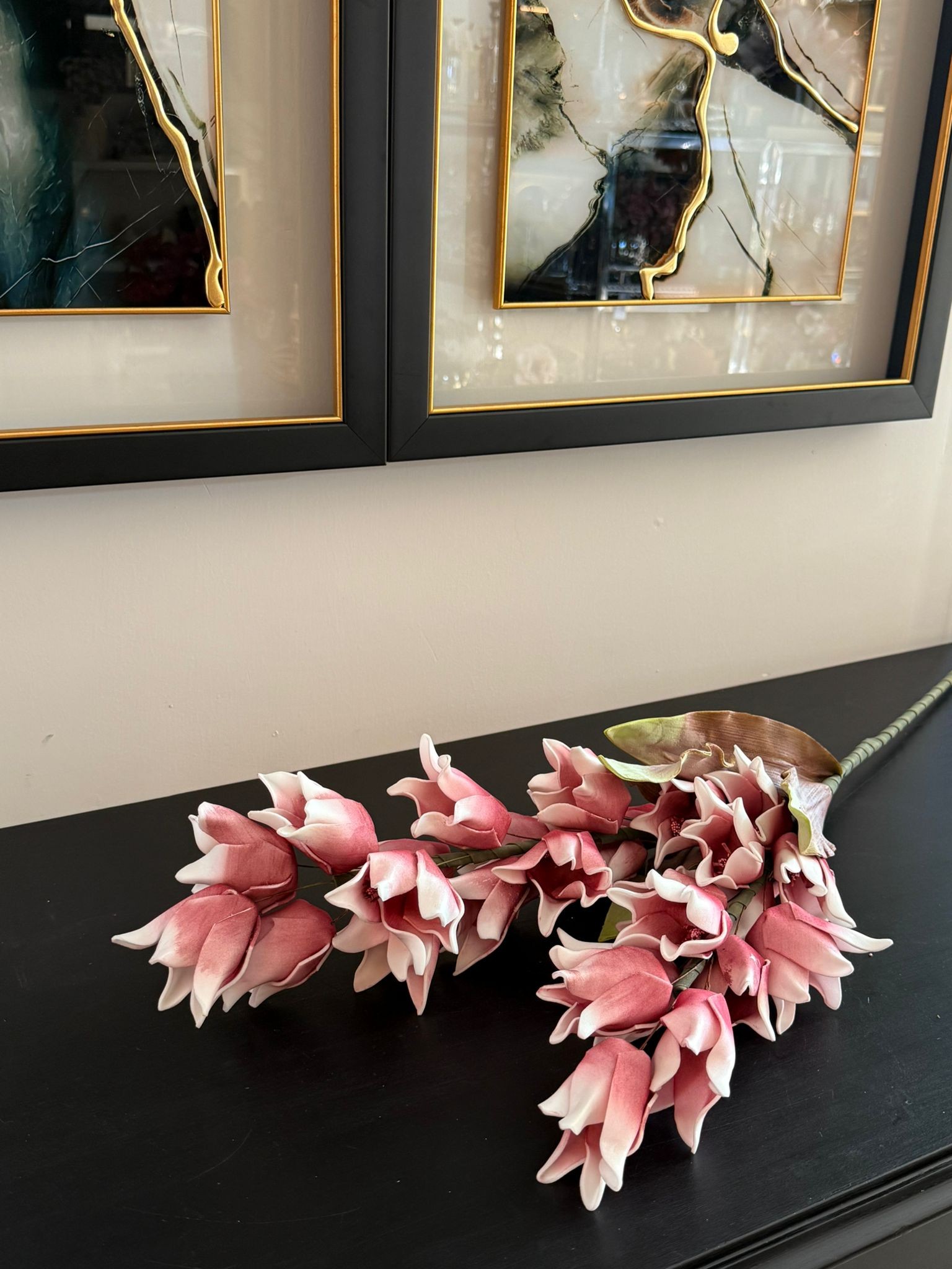 Pembe Lateks Dal Çiçek 110cm