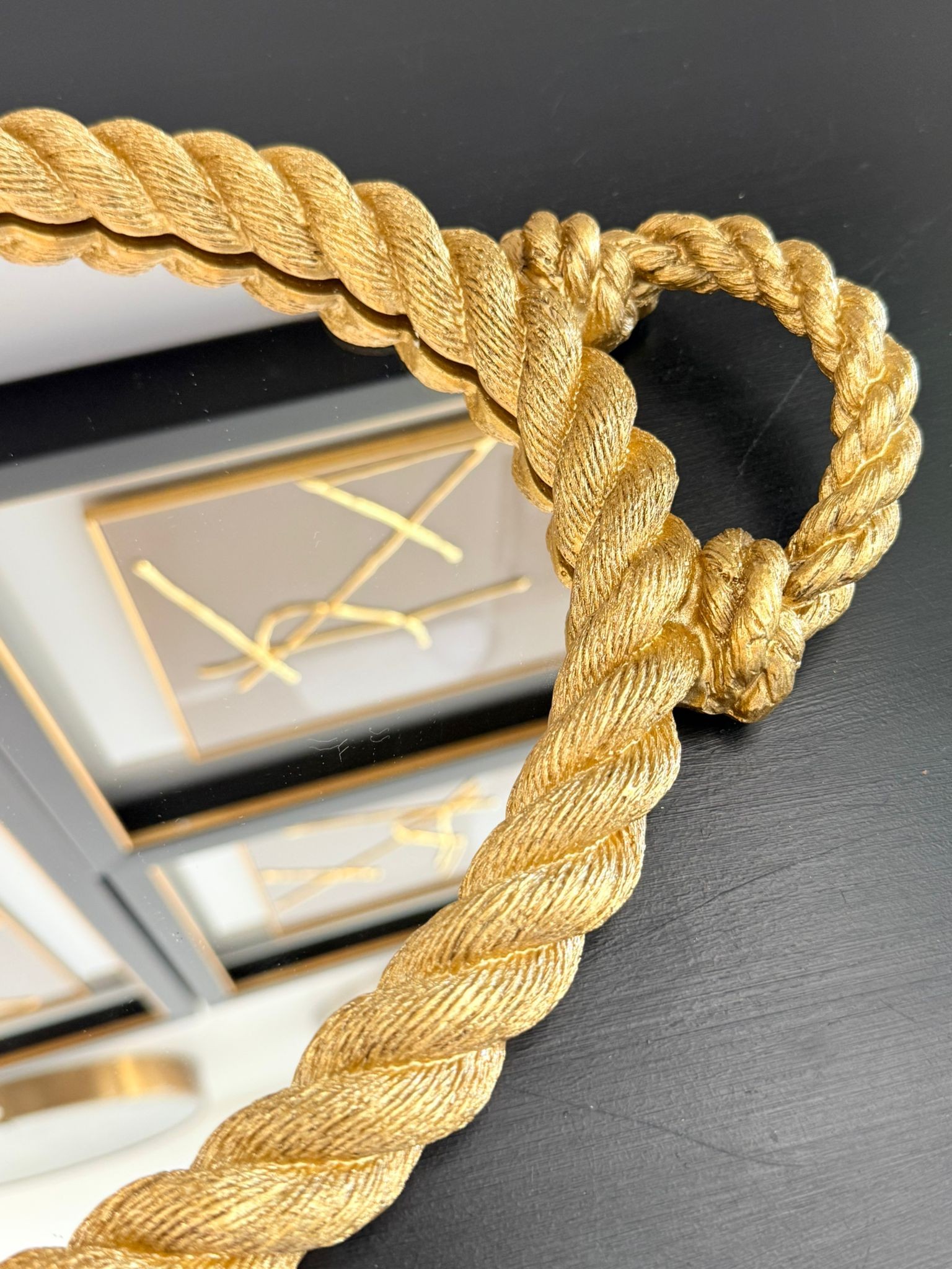 Gold Rope Halat Tepsi