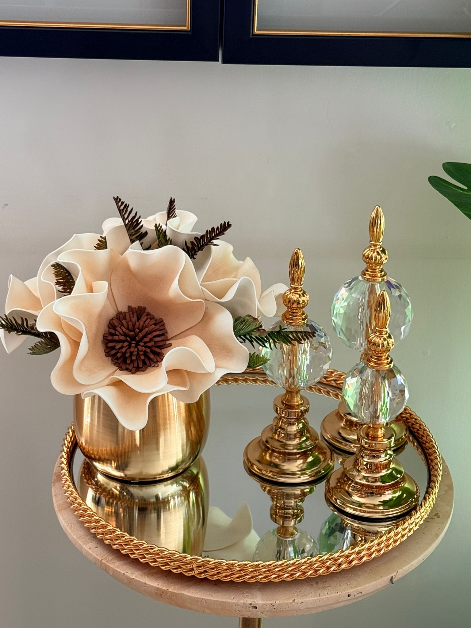 Kampanyalı Gold Tepsi Seti 