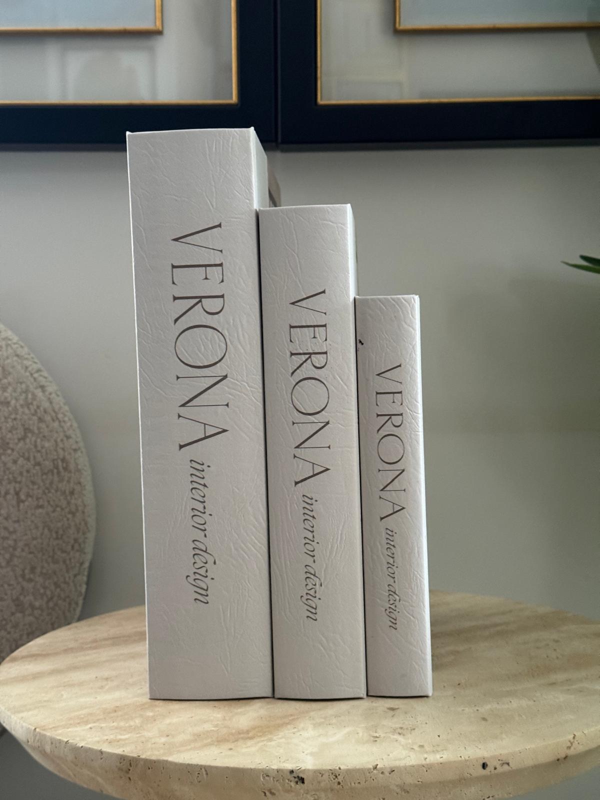 Kitap Kutu Verona İçi Ahşap Dışı Deri 3lü