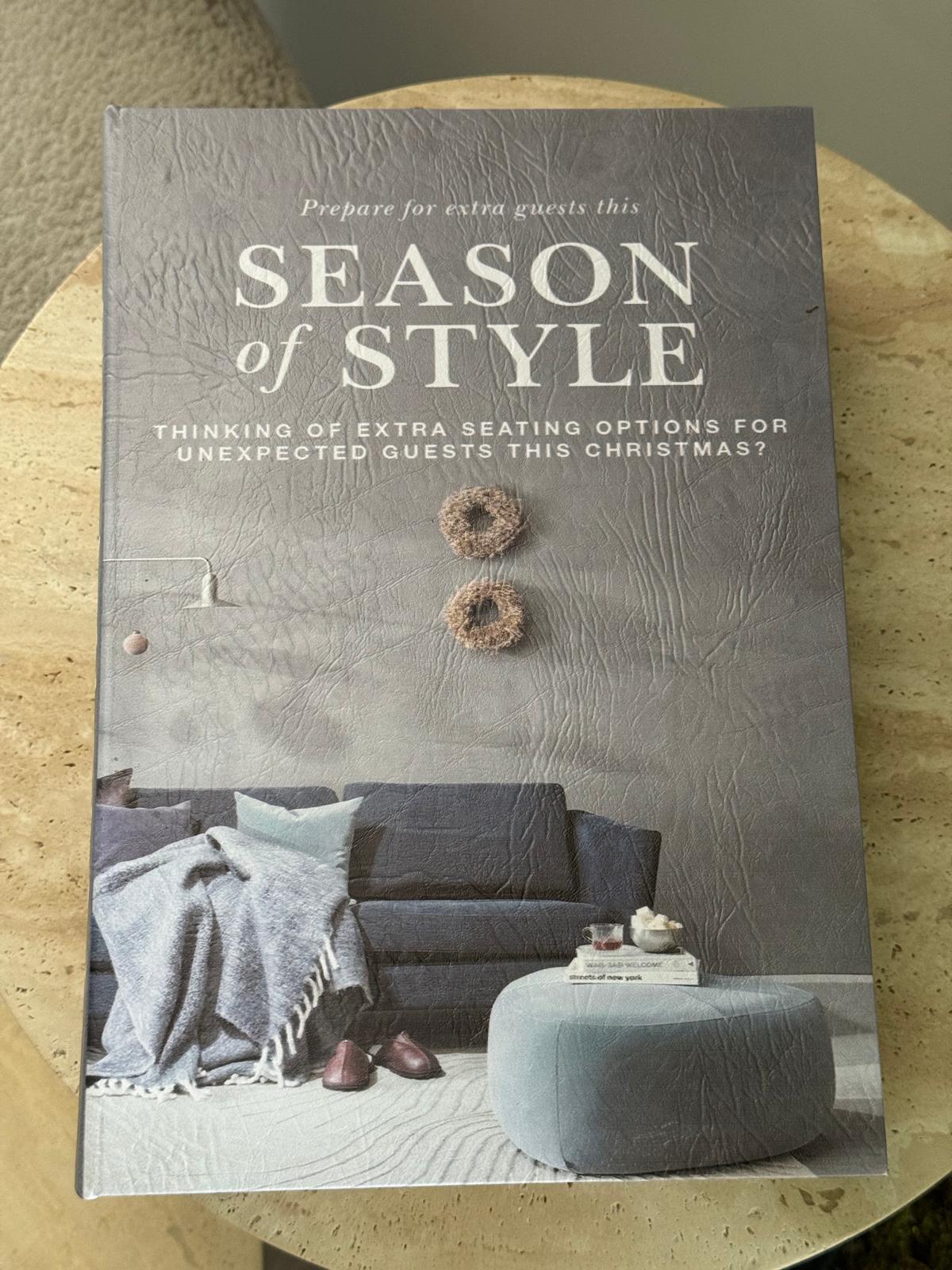 Kitap Kutu Season Style İçi Ahşap Dışı Deri 3lü