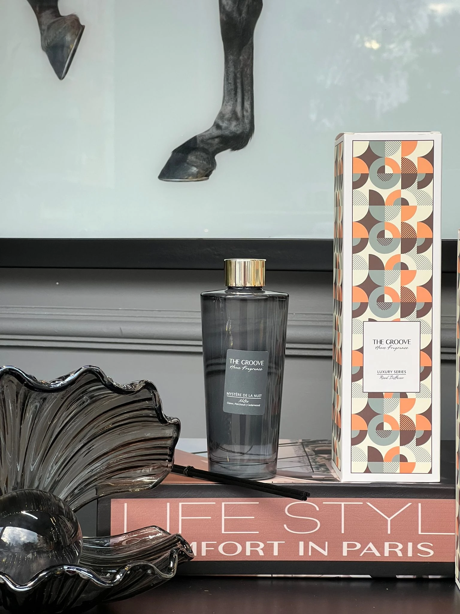 Çubuklu Konik Difüzör Antrasit Renk 200ml