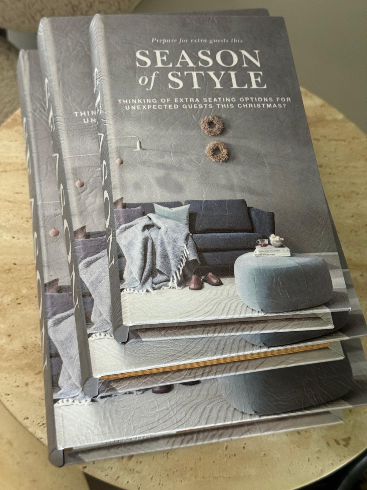 Kitap Kutu Season Style İçi Ahşap Dışı Deri 3lü