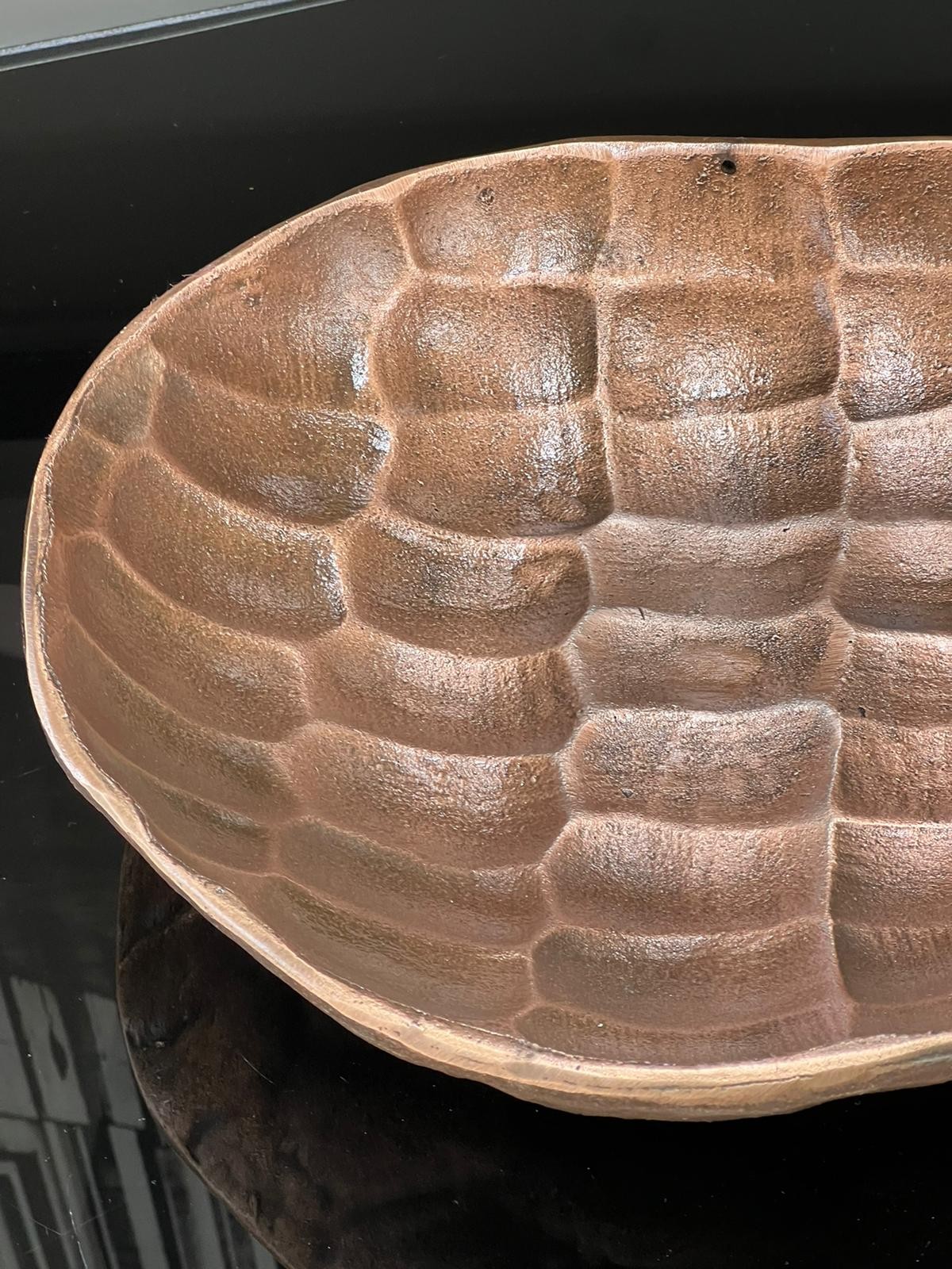29cm Yuvarlak Döküm Tabak RoseBakır Rengi