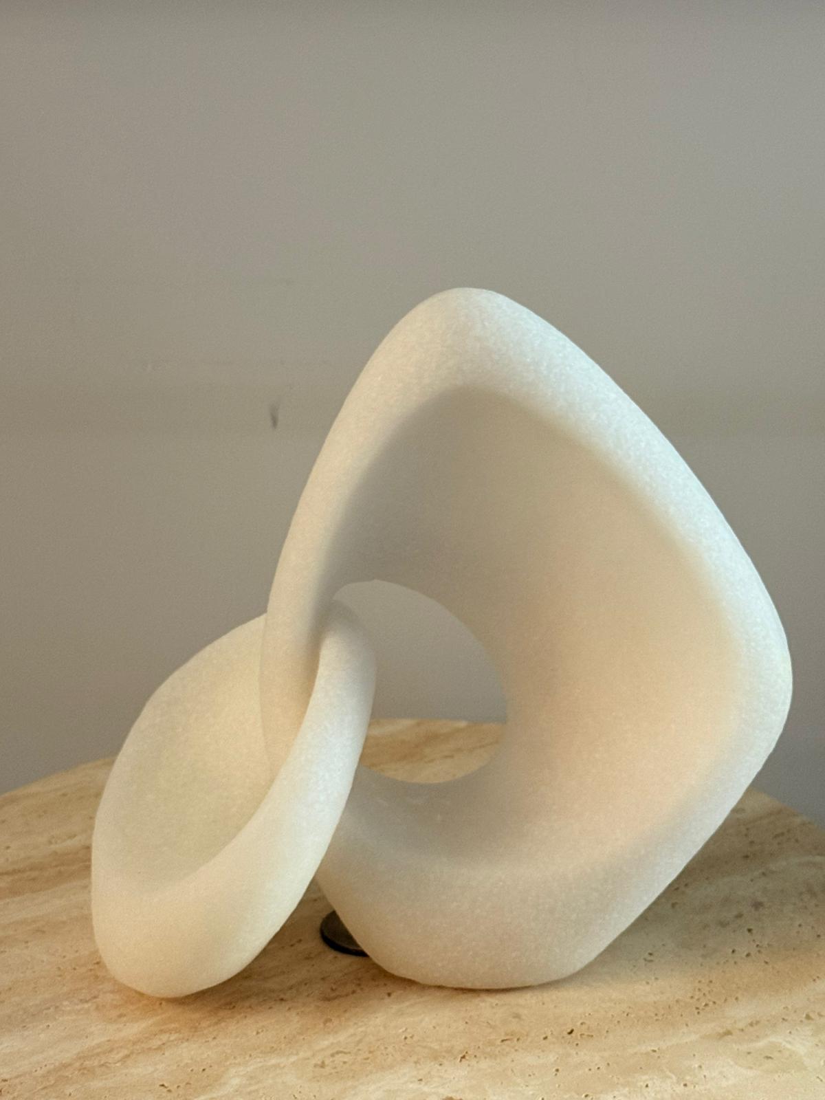 Mermer Tozu Kesişme Dekoratif Obje 