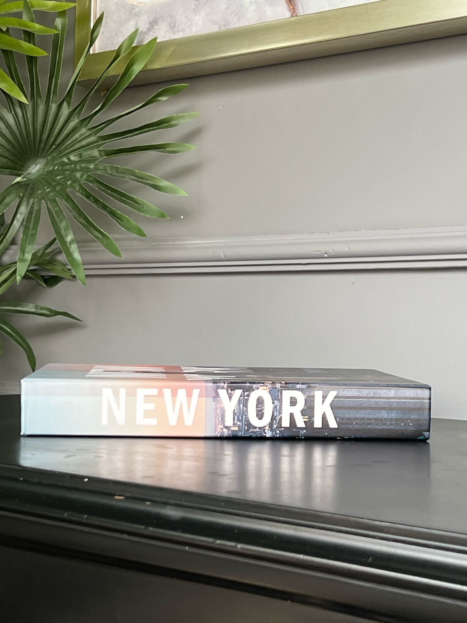 Deri Kaplı İthal Newyork Kitap Kutu