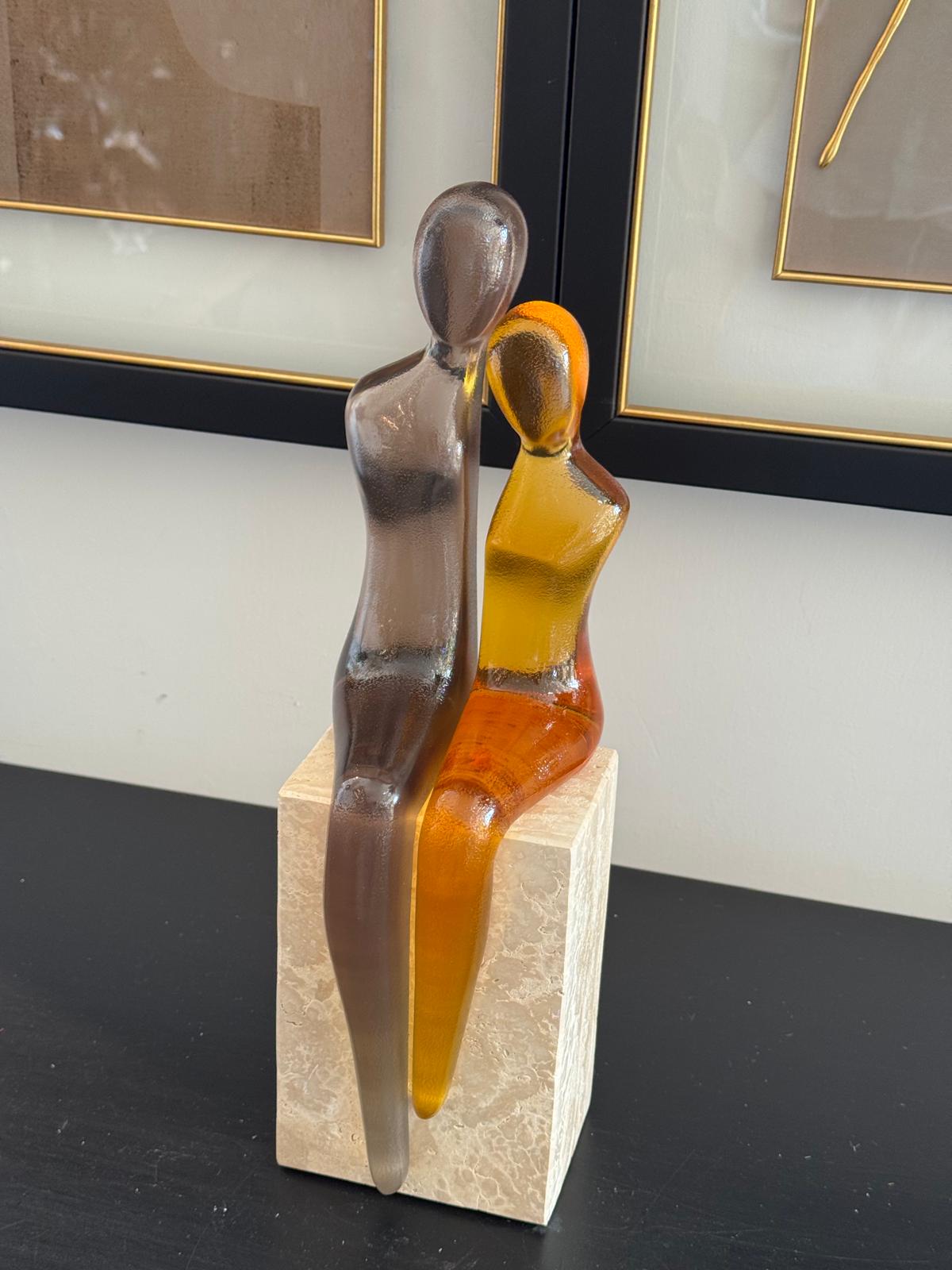 Traverten Kaideli Reçine Love Dekor