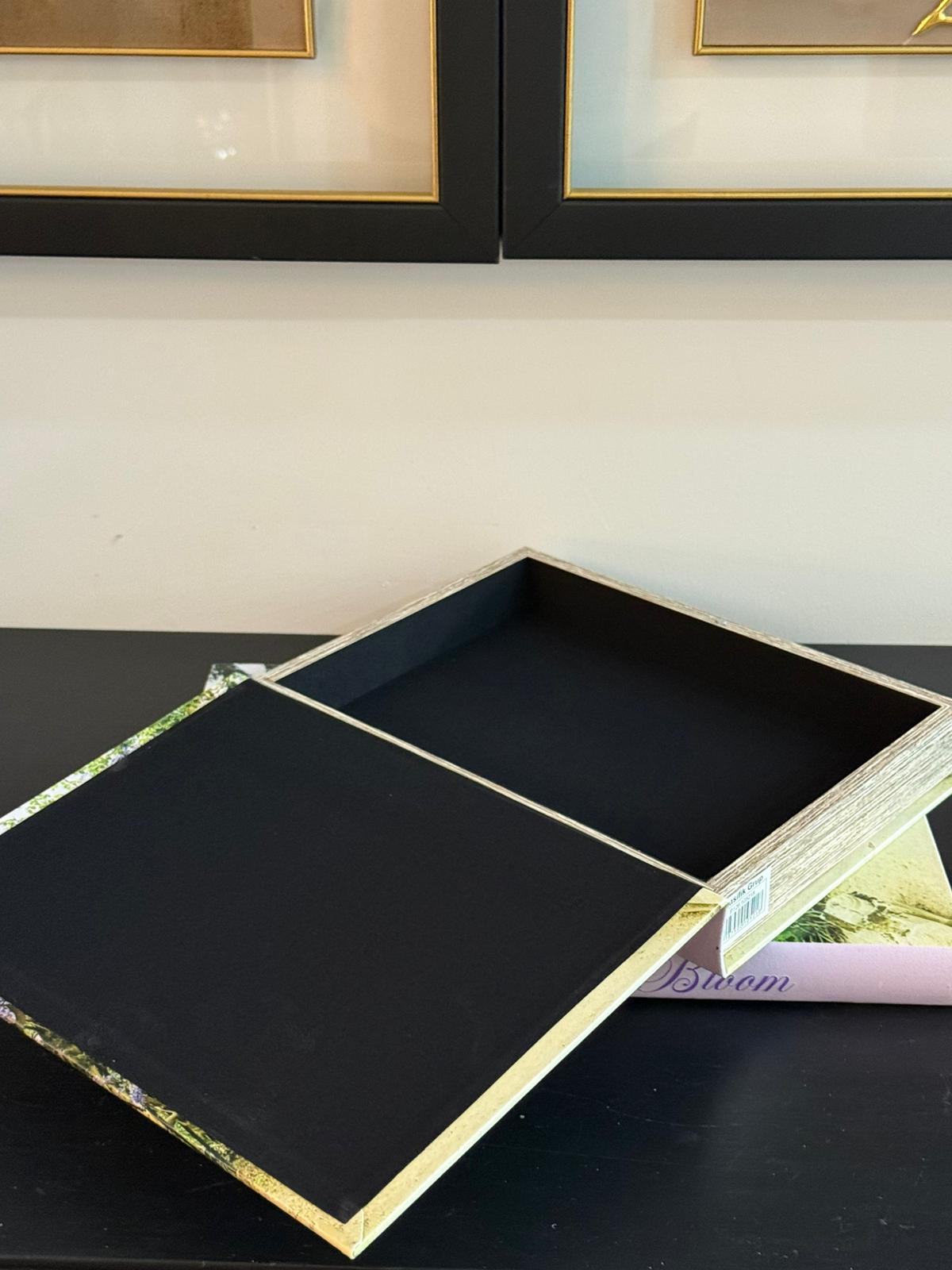 Deri Kaplı Kitap Kutu London Bloom 2li 