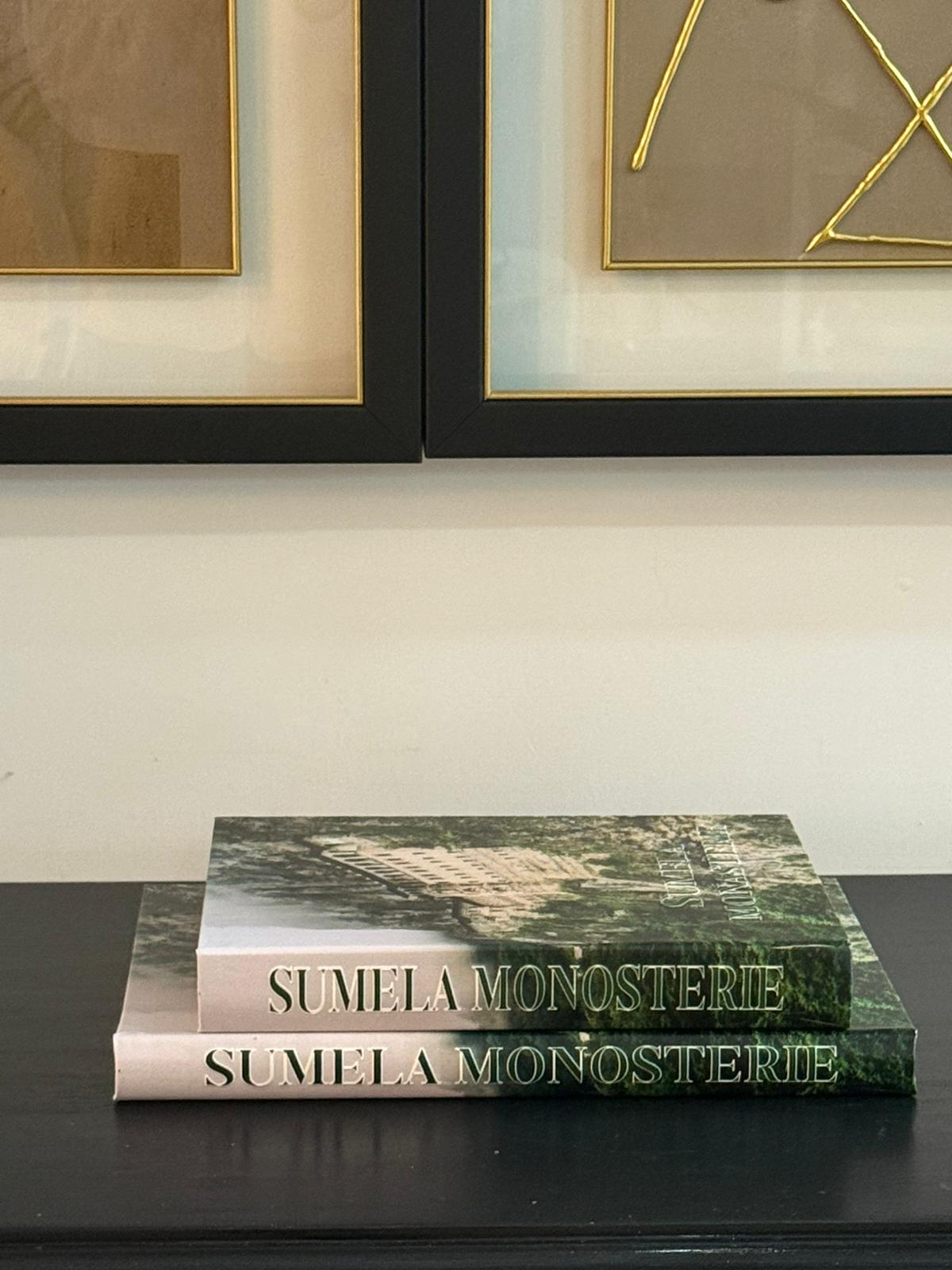 Deri Kaplı Kitap Kutu 2li  Sümela 