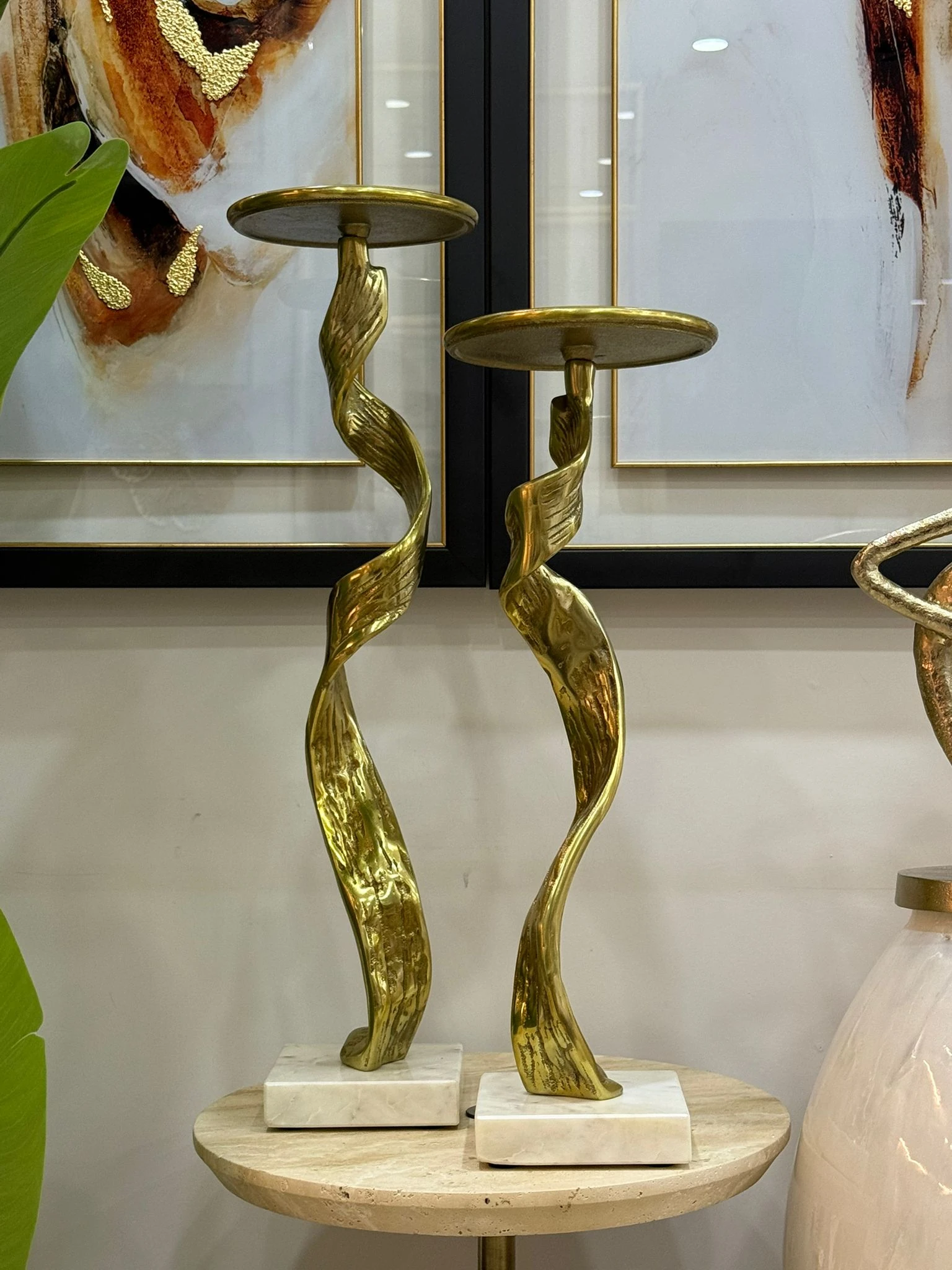 Gold Döküm Mumluk 2li 