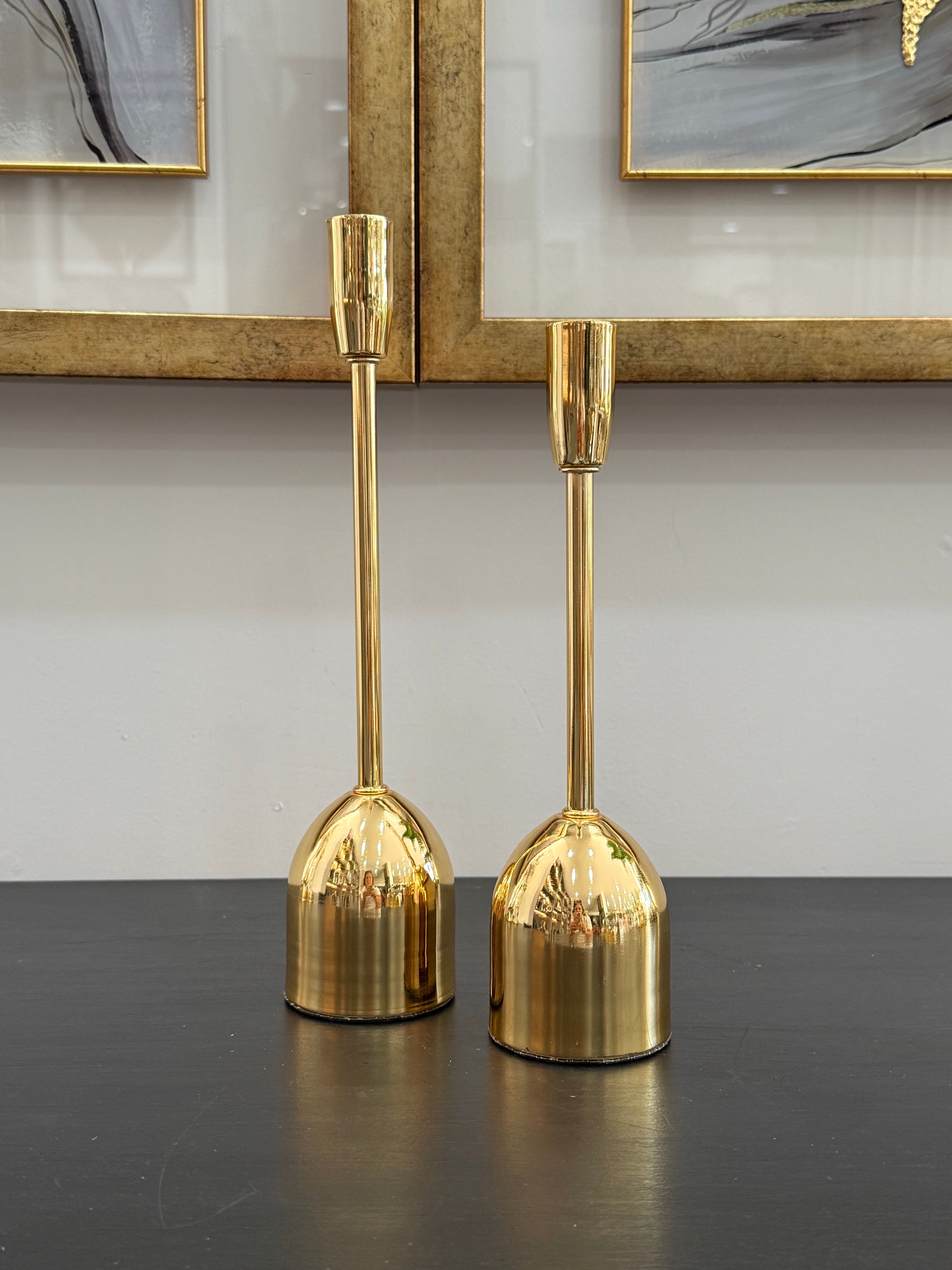Gold Boru Şamdan 2 li 