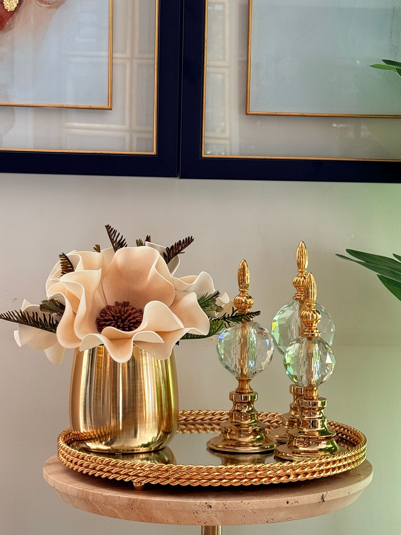 Kampanyalı Gold Tepsi Seti 