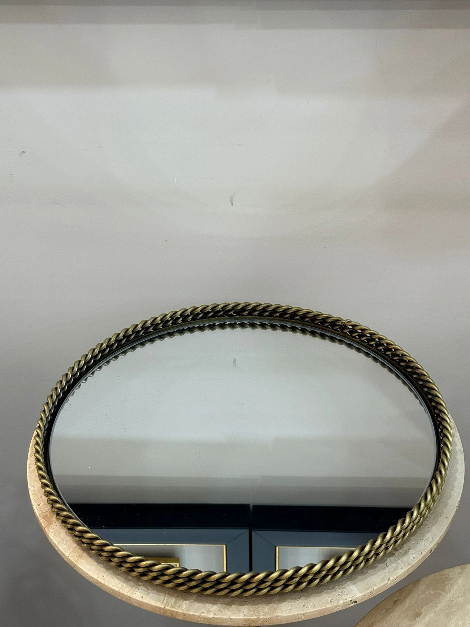 Eskitme Tepsi Üç Katlı Burgulu 