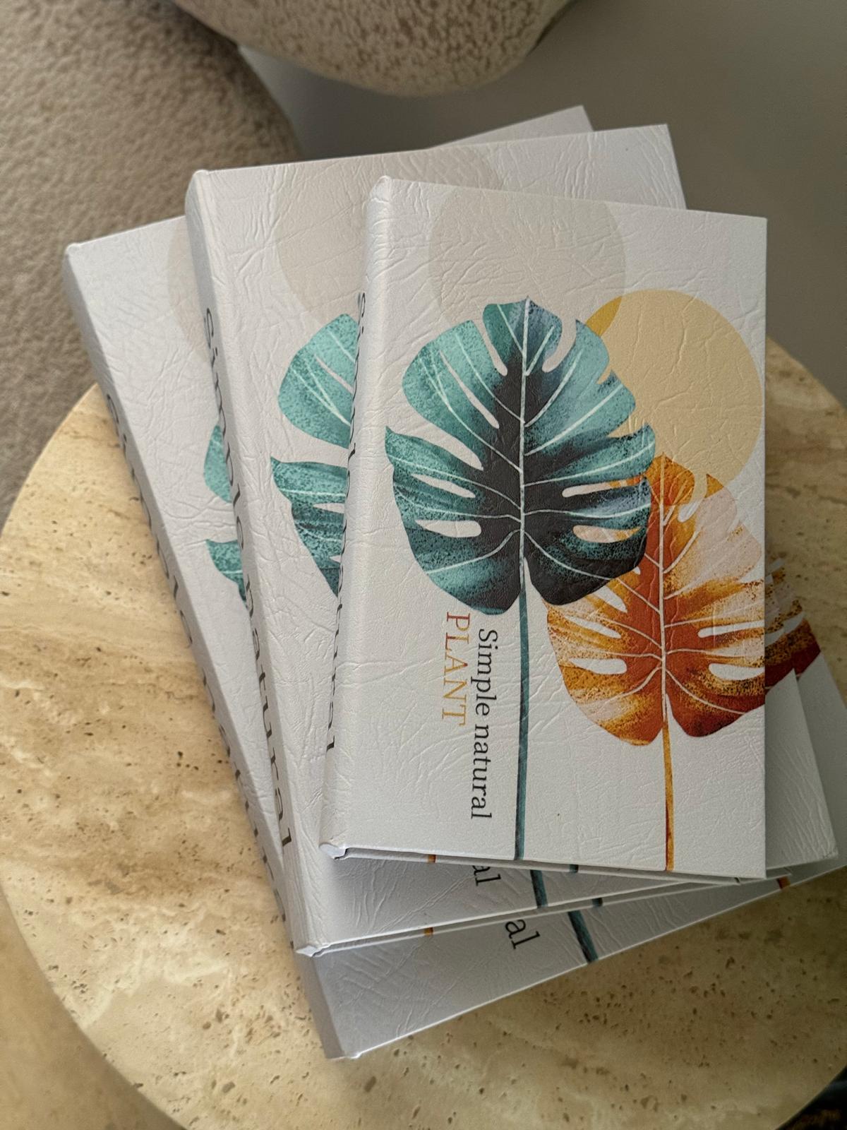 Kitap Kutu Planet İçi Ahşap Dışı Deri 3lü