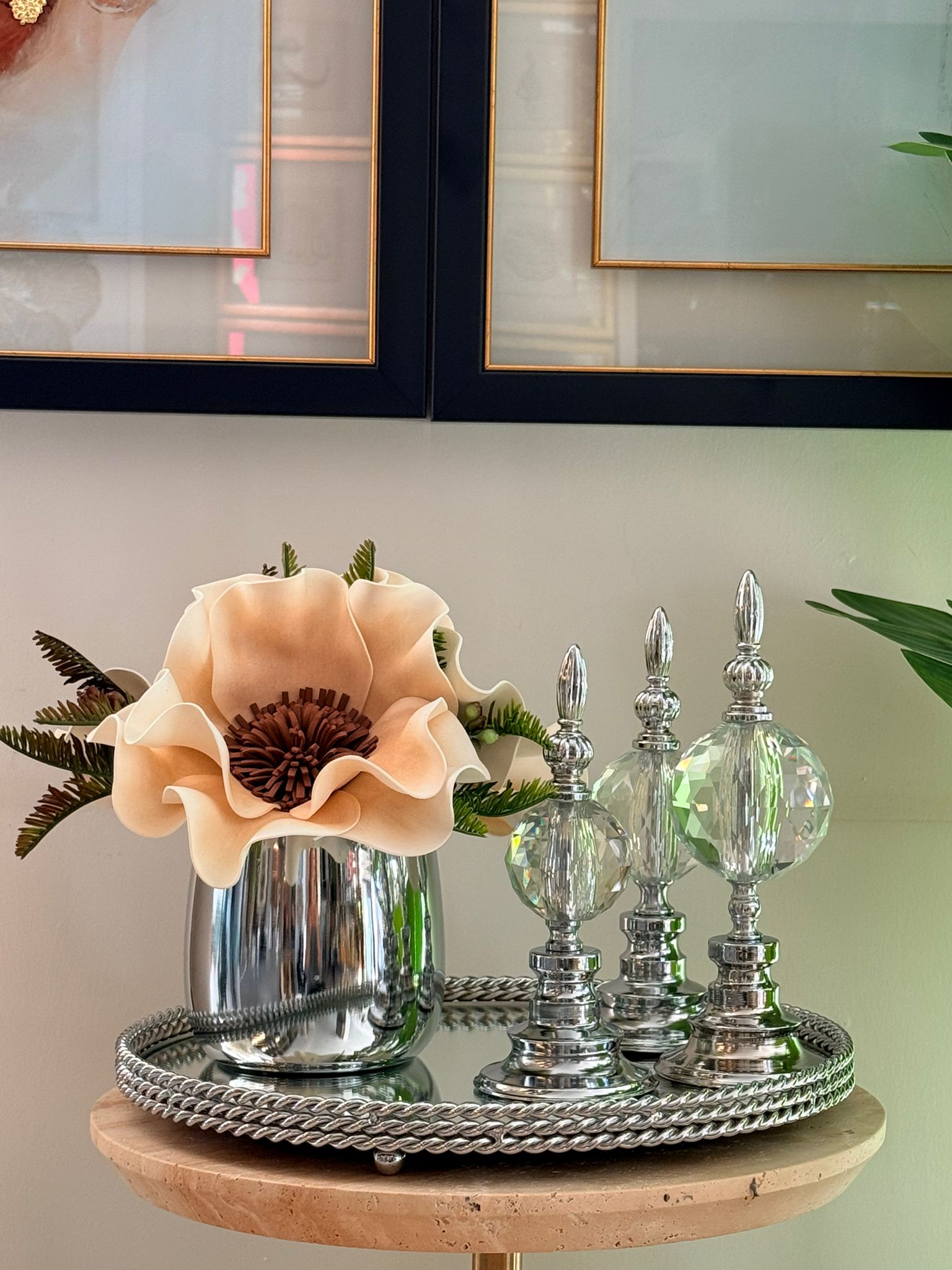 Kampanyalı Gümüş Tepsi Seti 