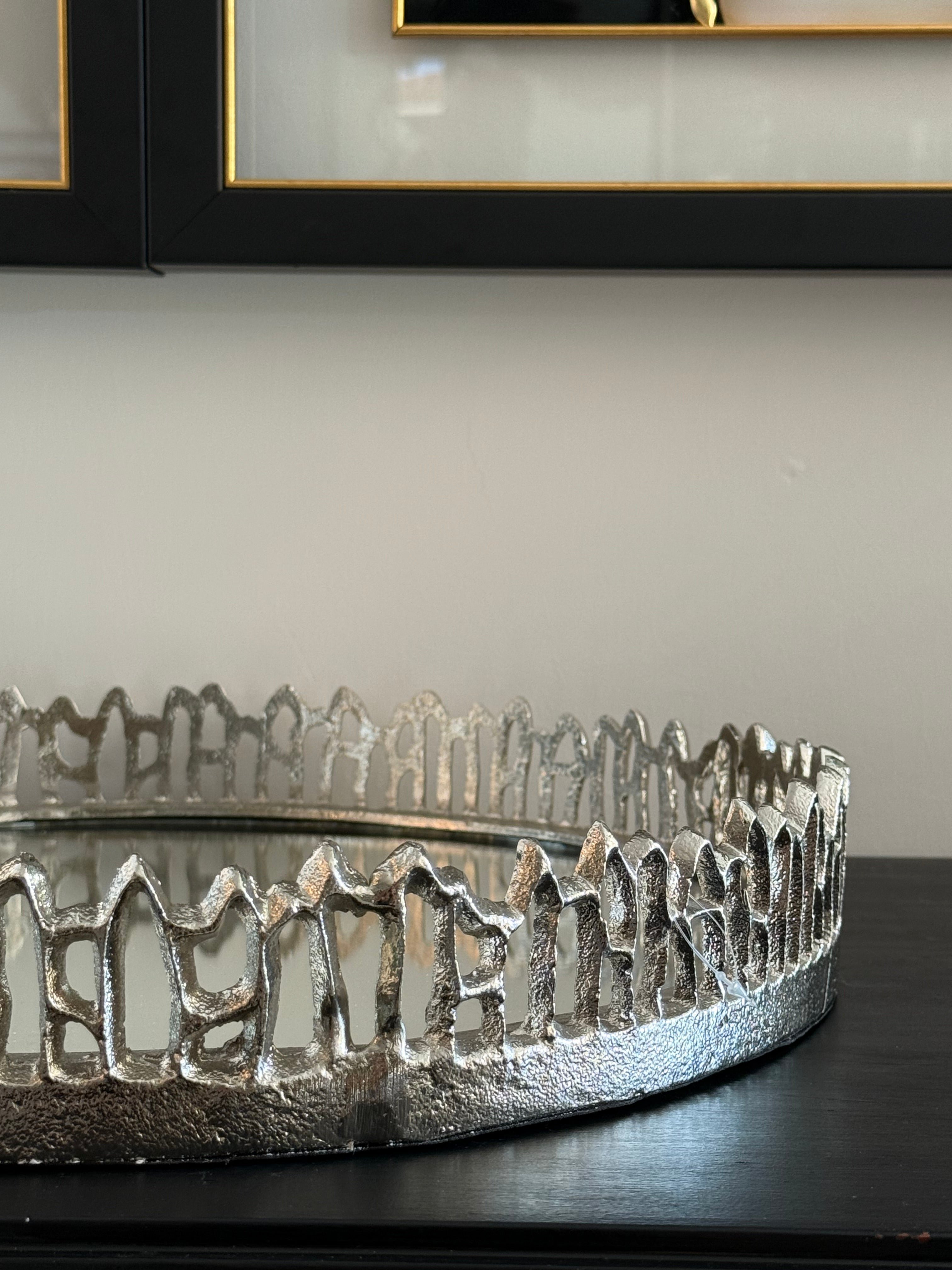 Tepsi Döküm Gümüş 45 cm