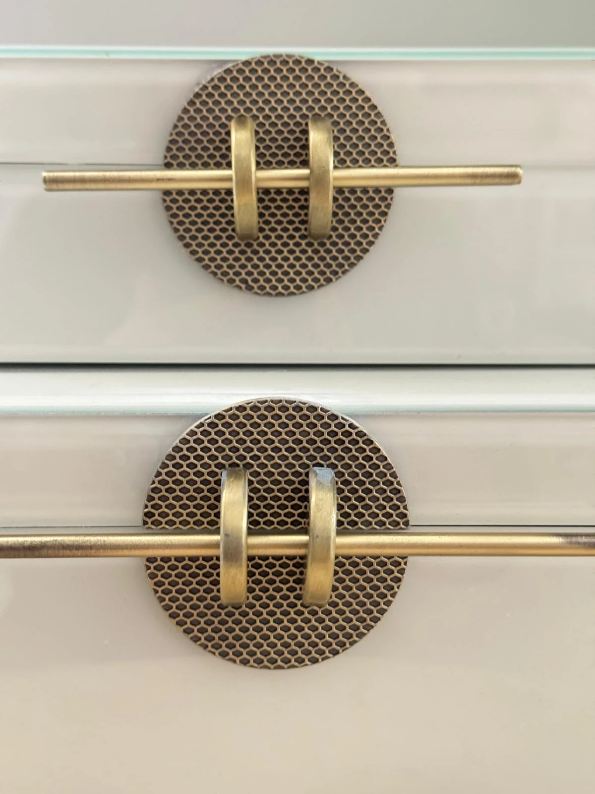 Cam Kutu Krem Eskitme Çubuk Detaylı 2li 