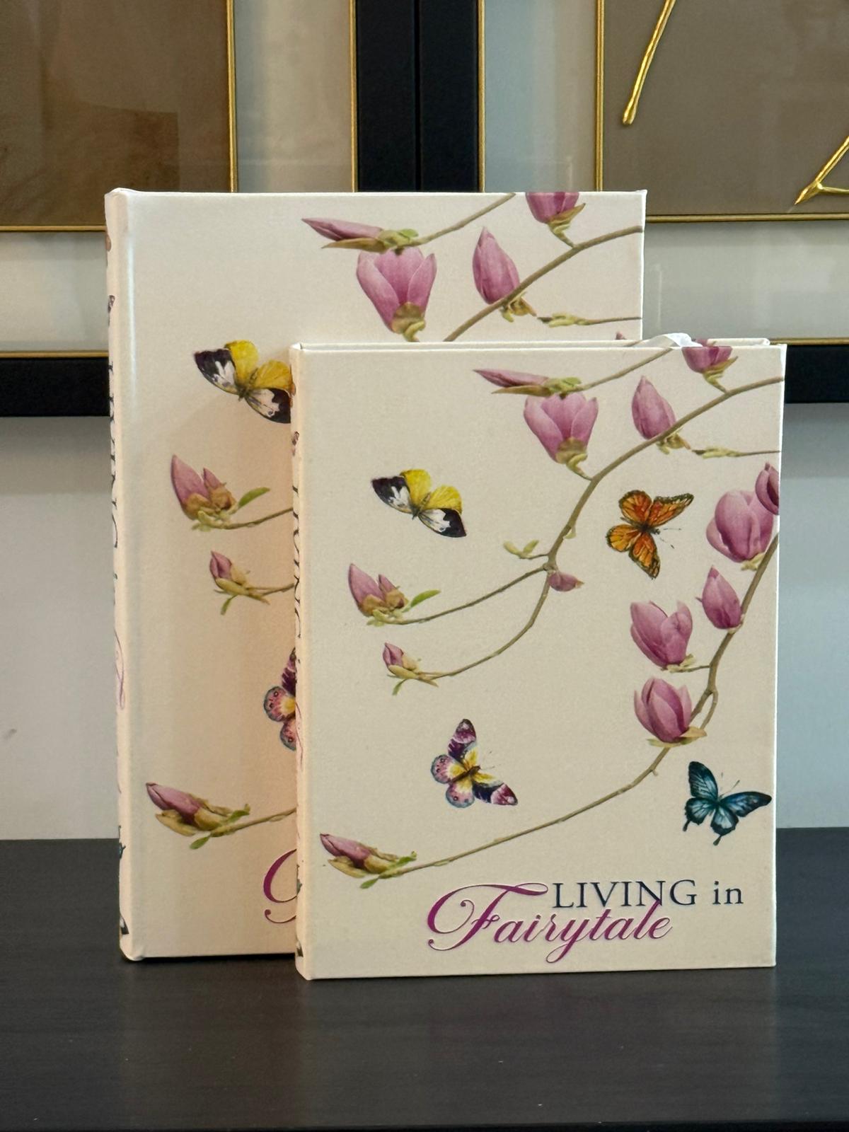 Deri Kaplı Kitap Kutu Living İn Fairtale 2li 