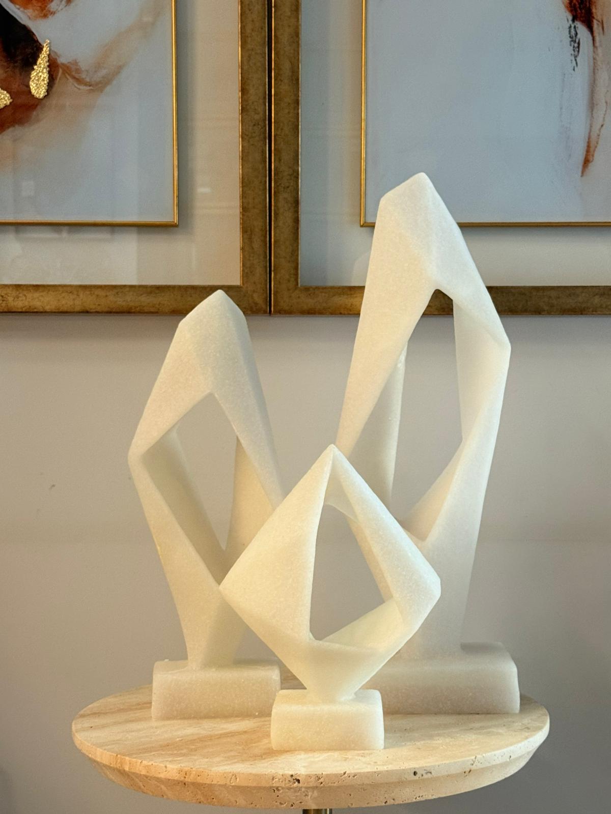 Mermer Tozu Dekoratif Obje 3lü