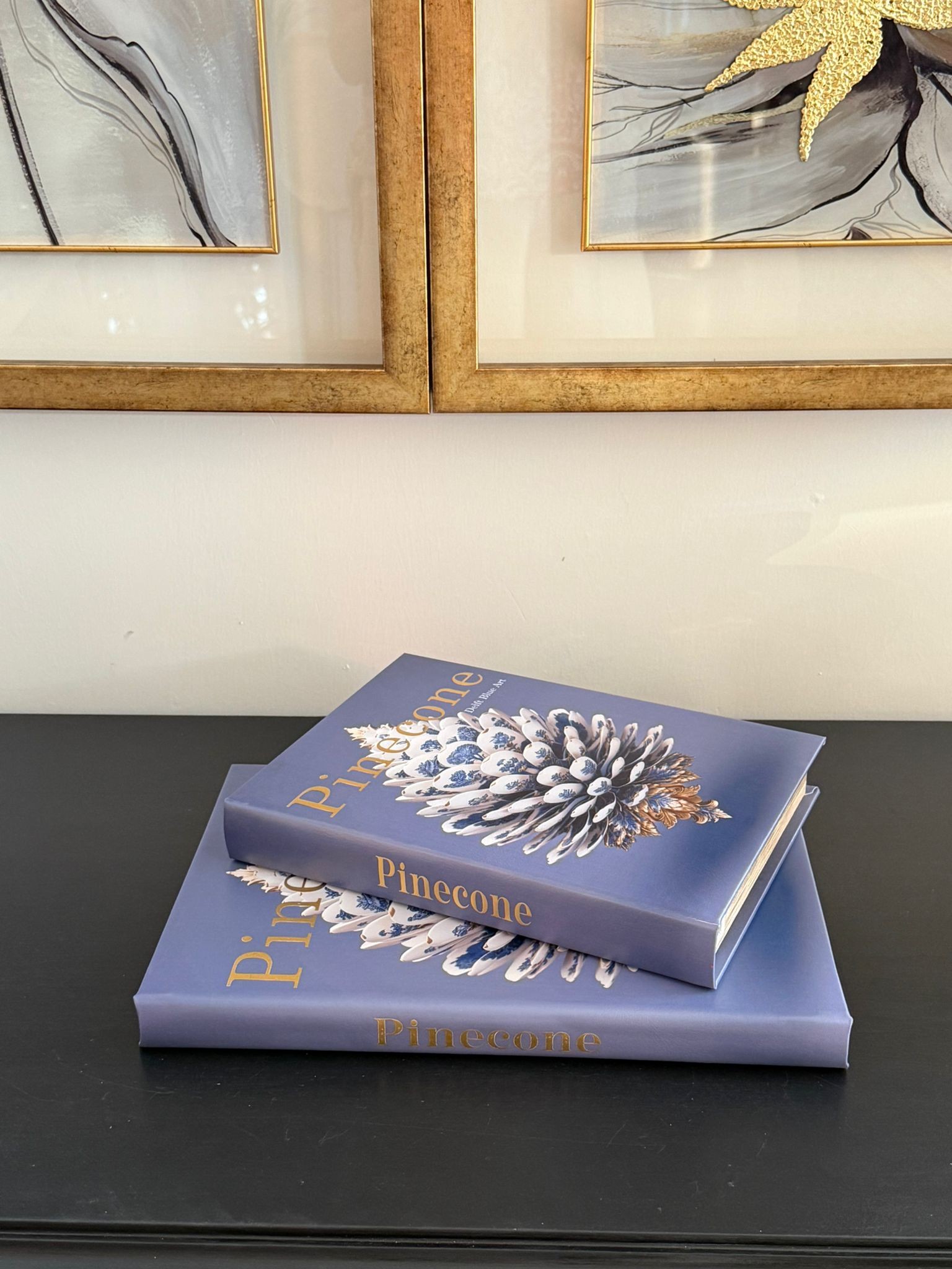 Kitap Kutu Deri Kaplı  Pinecone 2li 