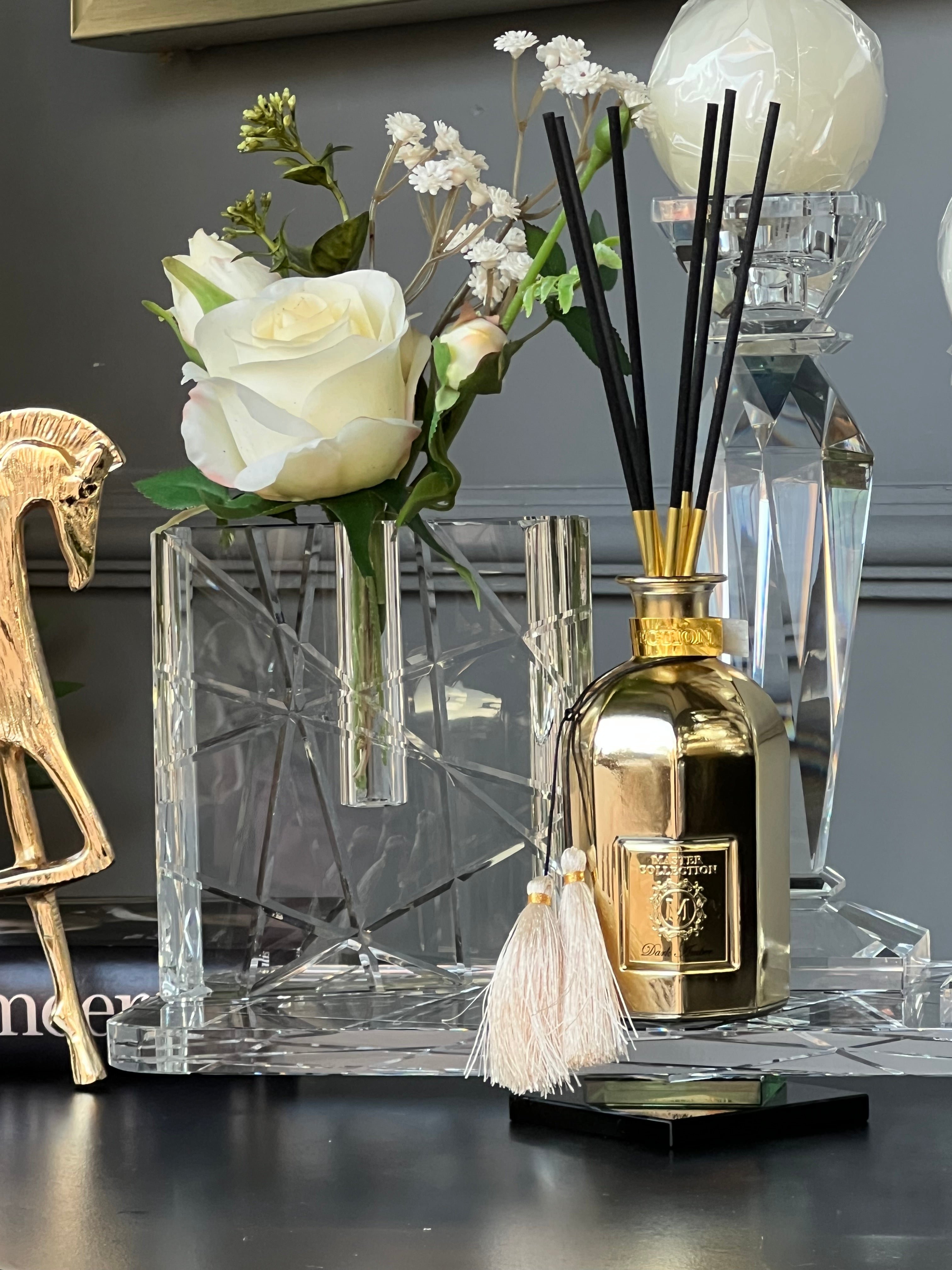 Çubuklu Silindir Difüzör Gold Renk 120 ml