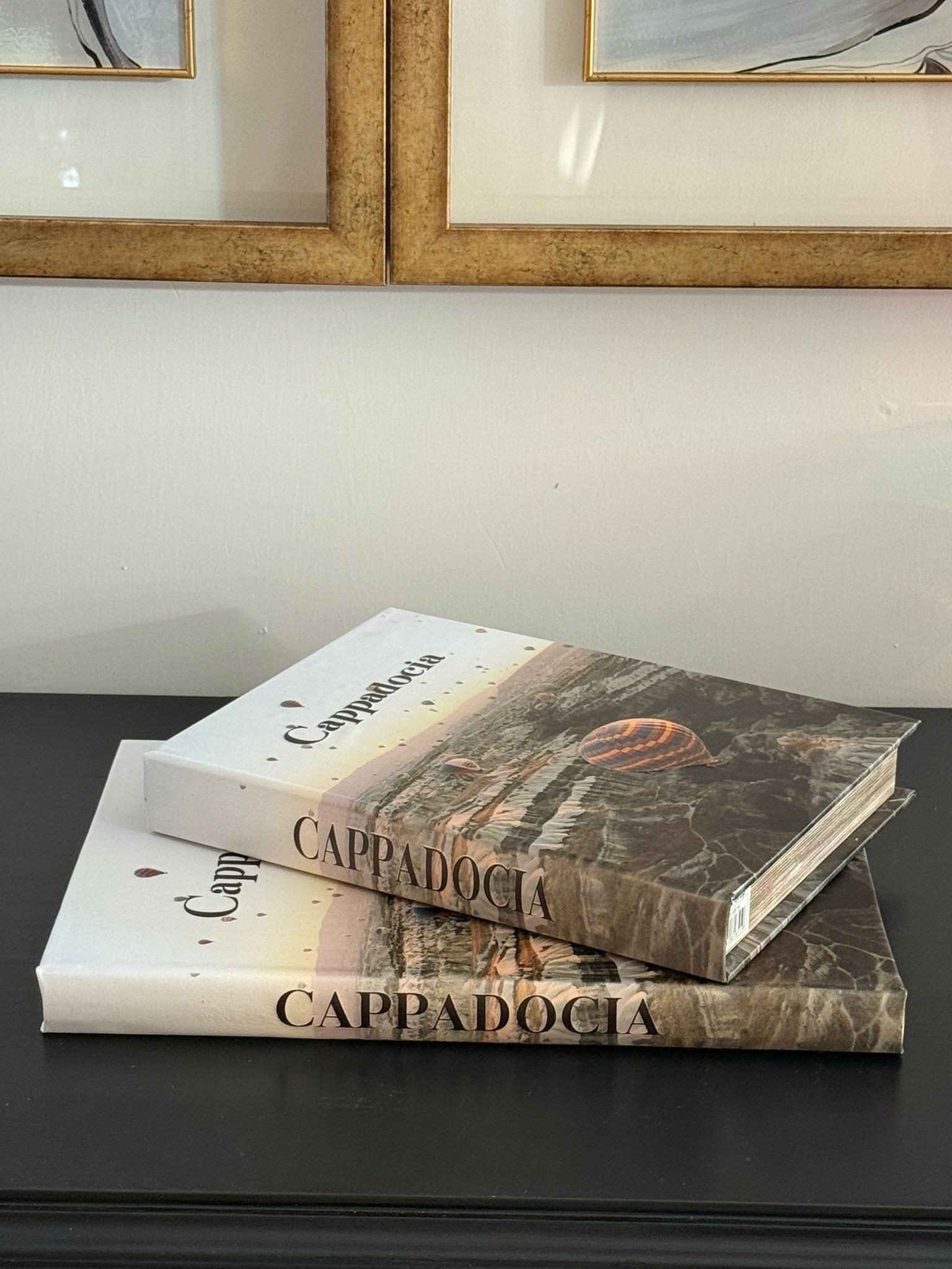 Kitap Kutu Deri Kaplı Cappadocia 2li