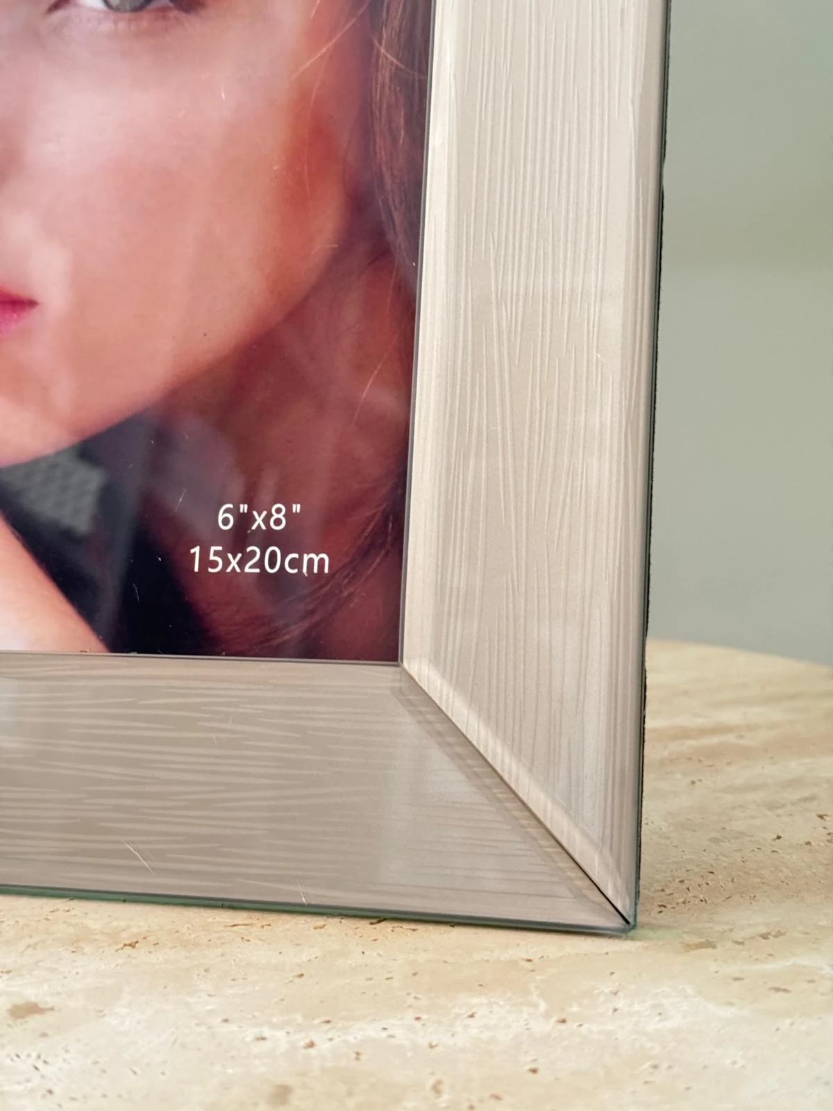 İthal Cam Çerçeve Vizon 15*20cm