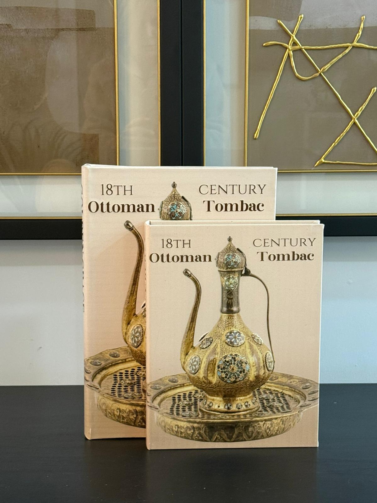 Deri Kaplı Kitap Kutu 18th Ottoman 2li