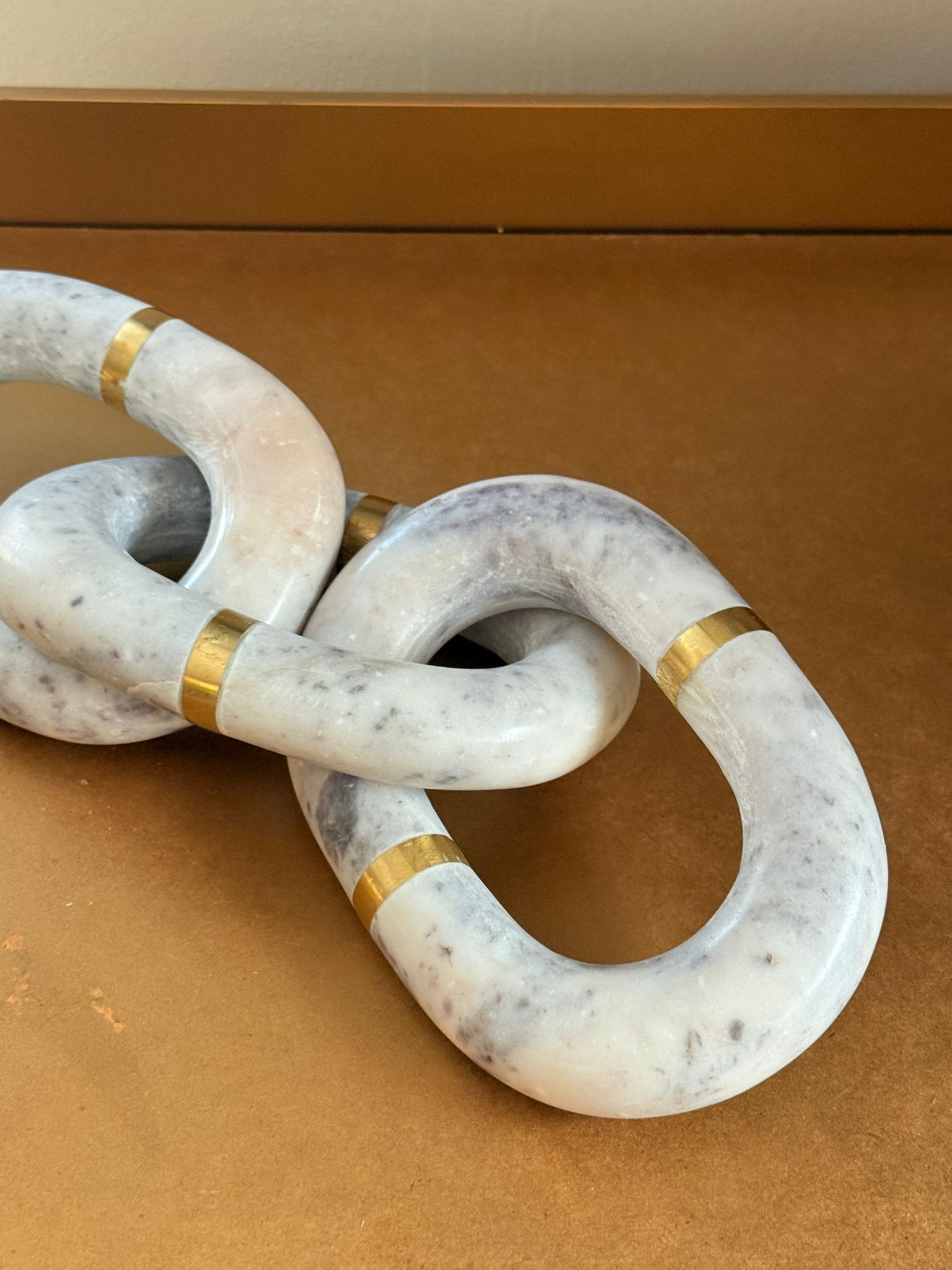 Mermer Gold Detaylı Zincir