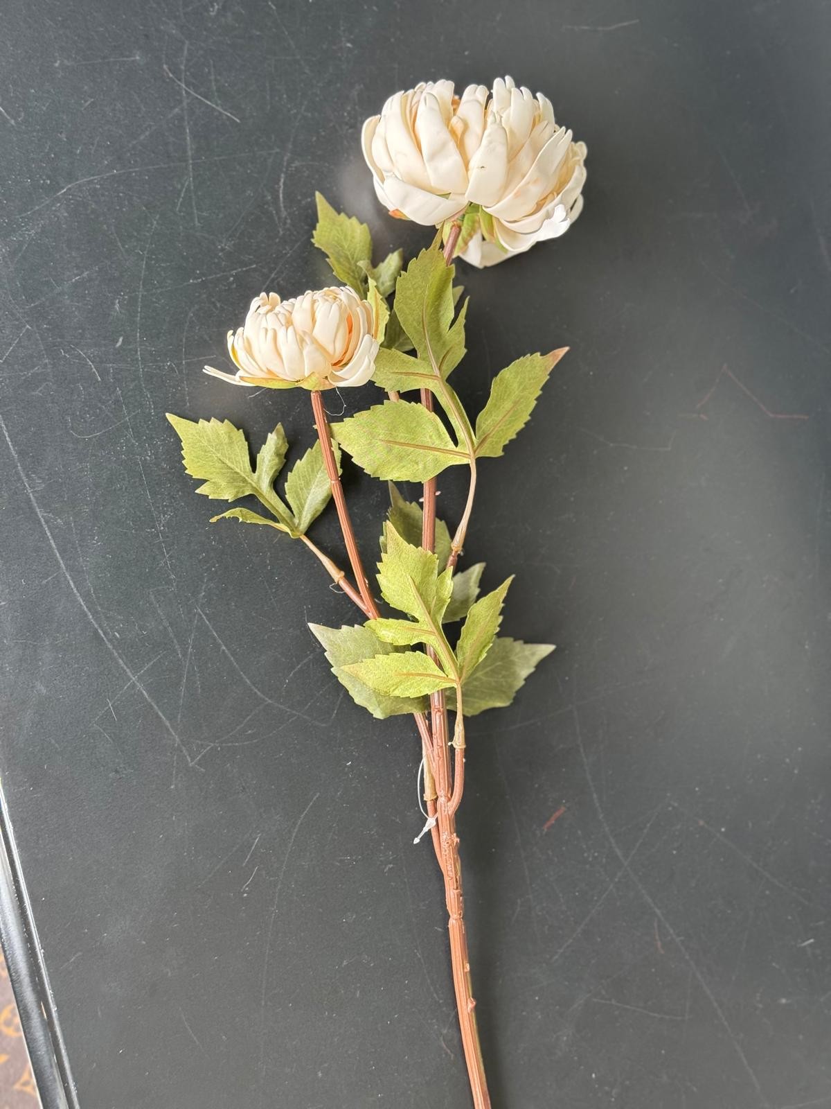 Şakayık Krem Çiçek 70cm