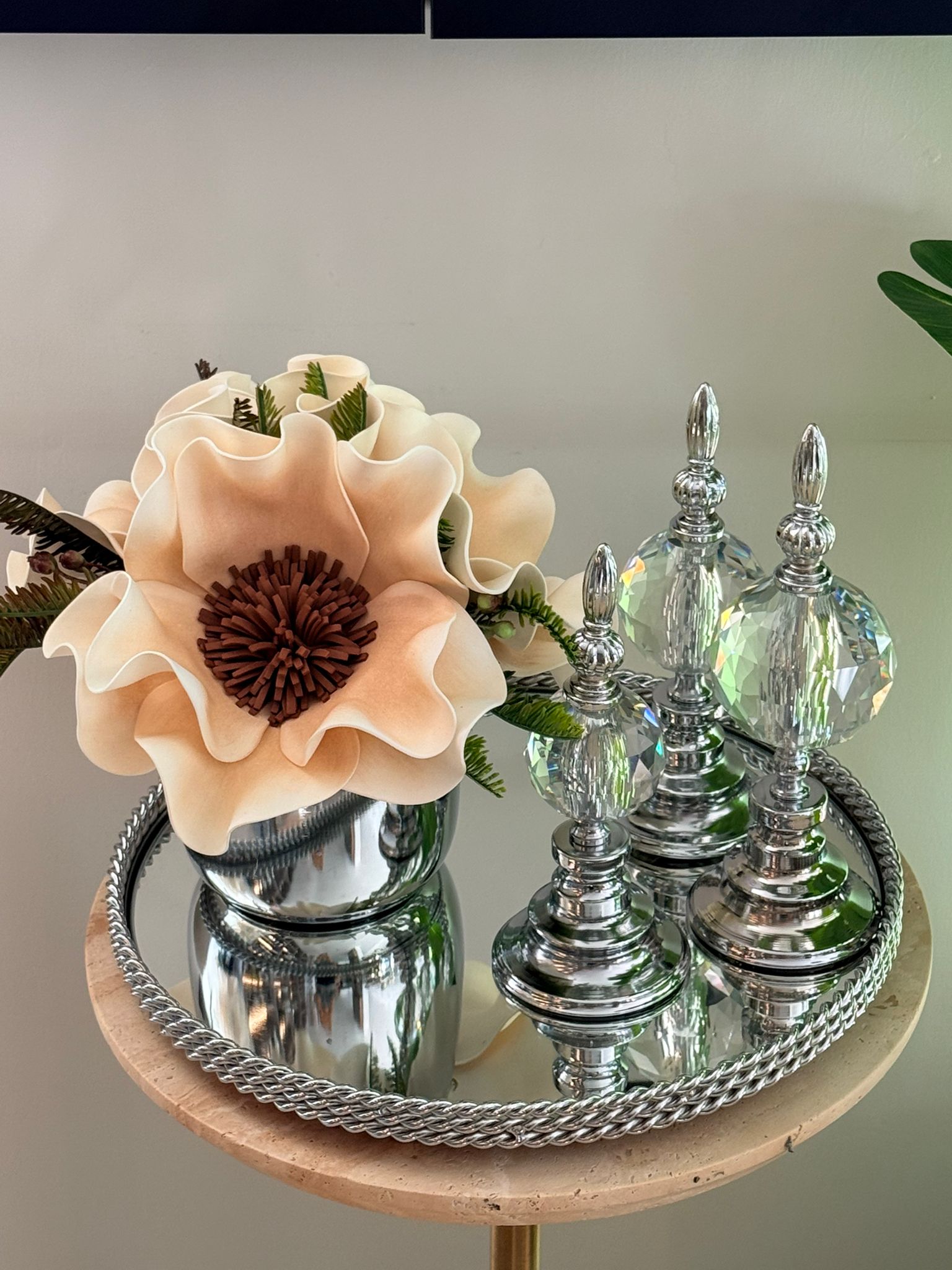 Kampanyalı Gümüş Tepsi Seti 