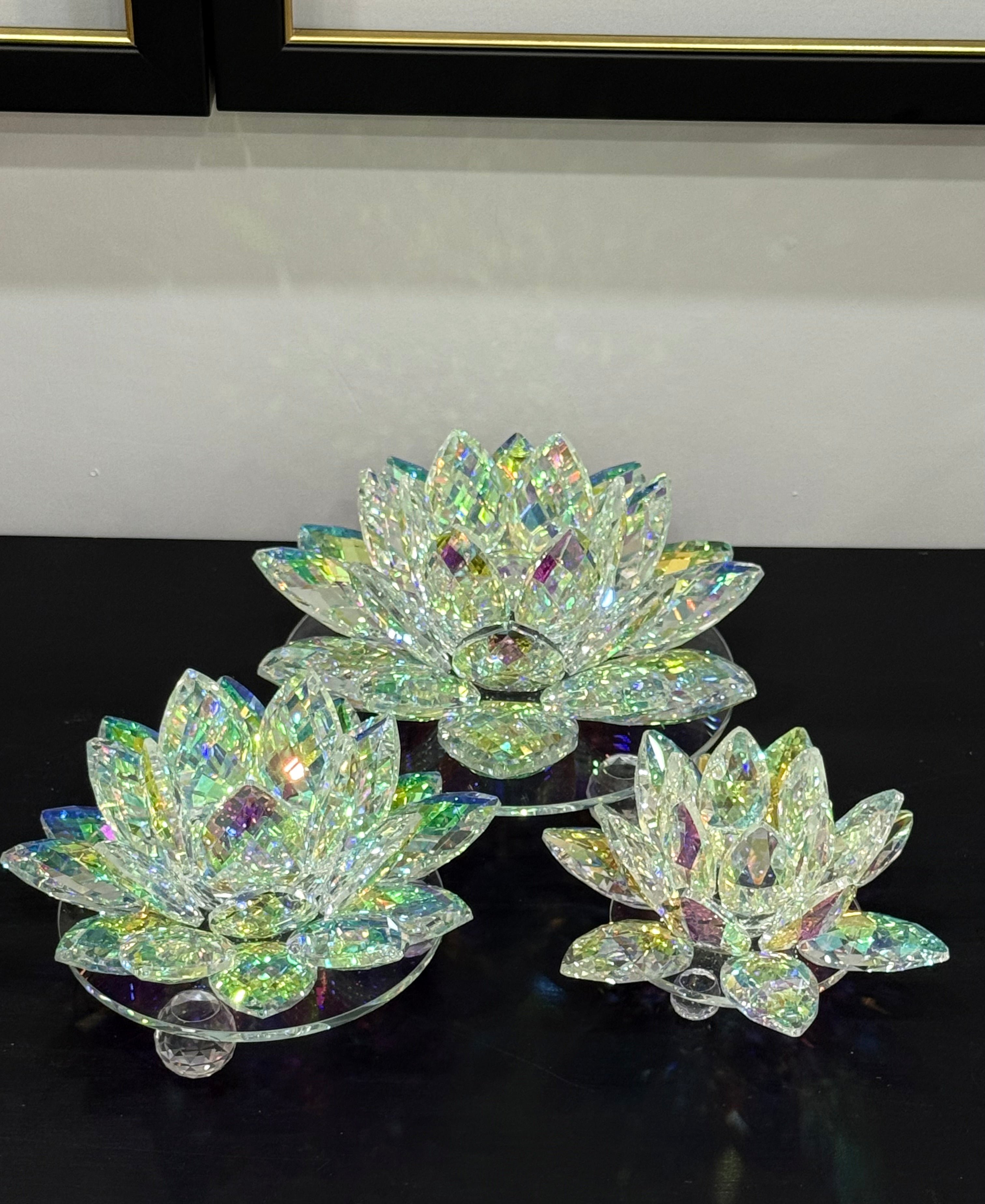 Kristal Lotus Büyük Boy 25*13 cm
