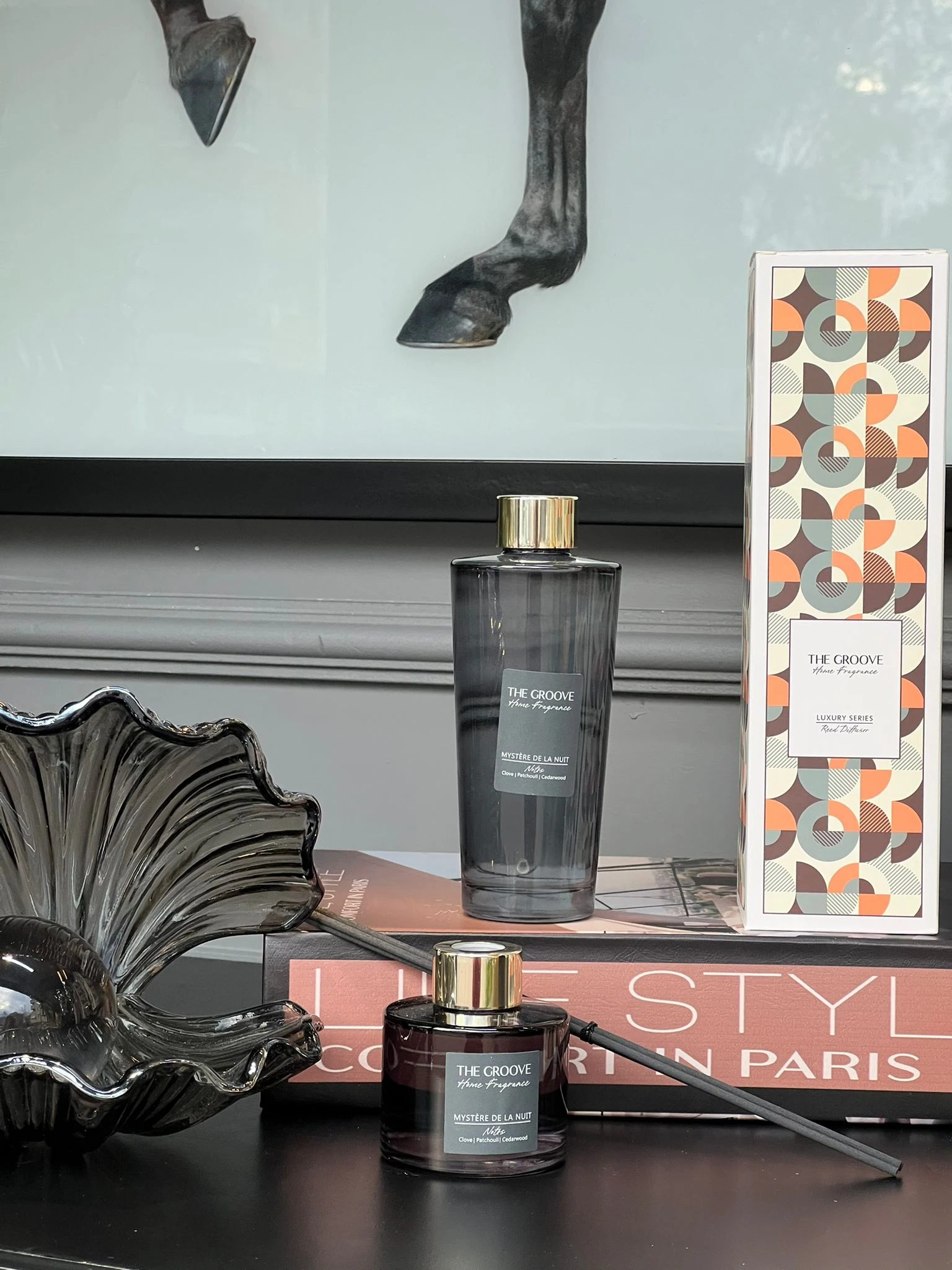 Çubuklu Konik Difüzör Antrasit Renk 200ml