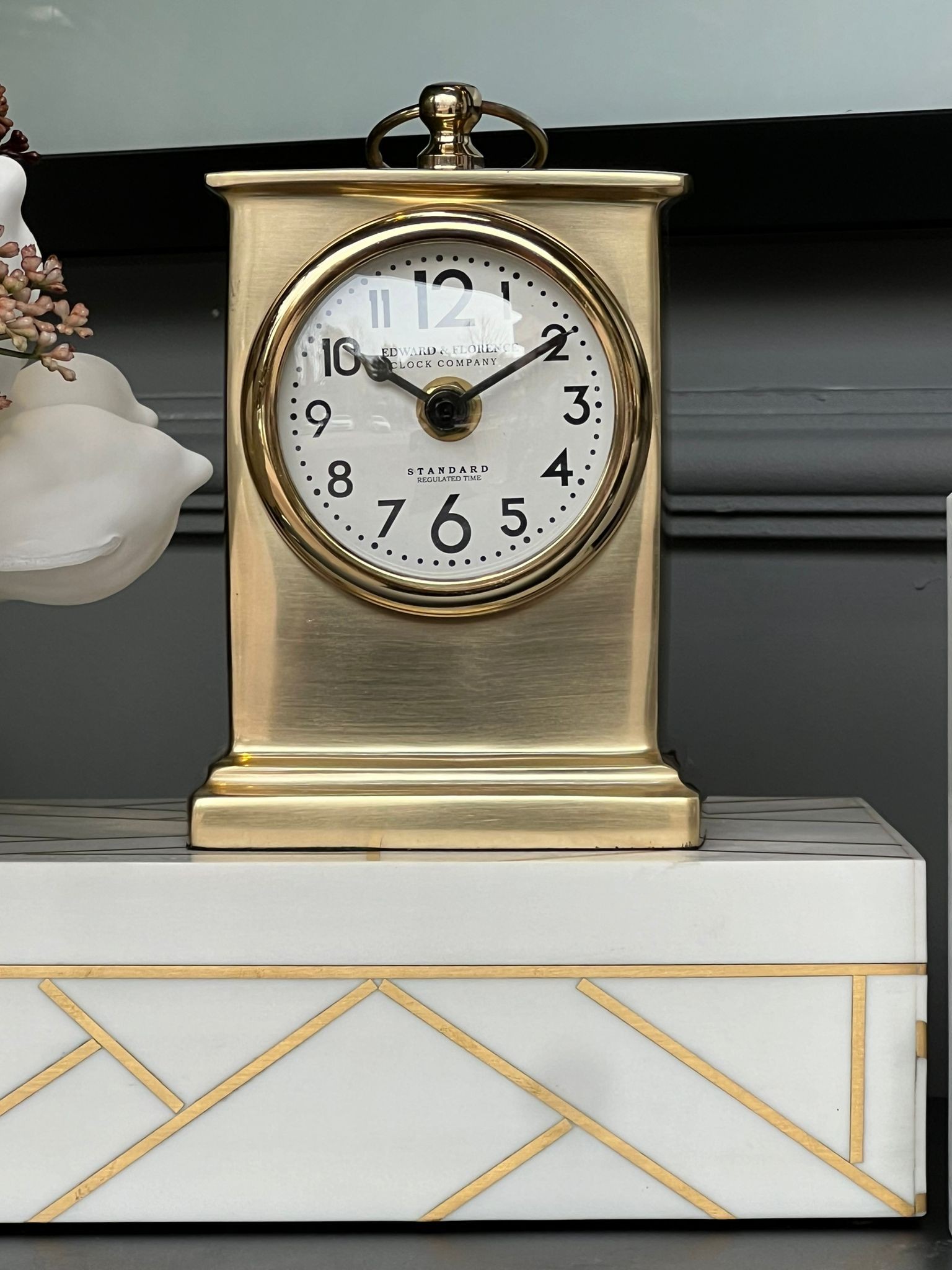 Saat Gold Dikdörtgen 16cm
