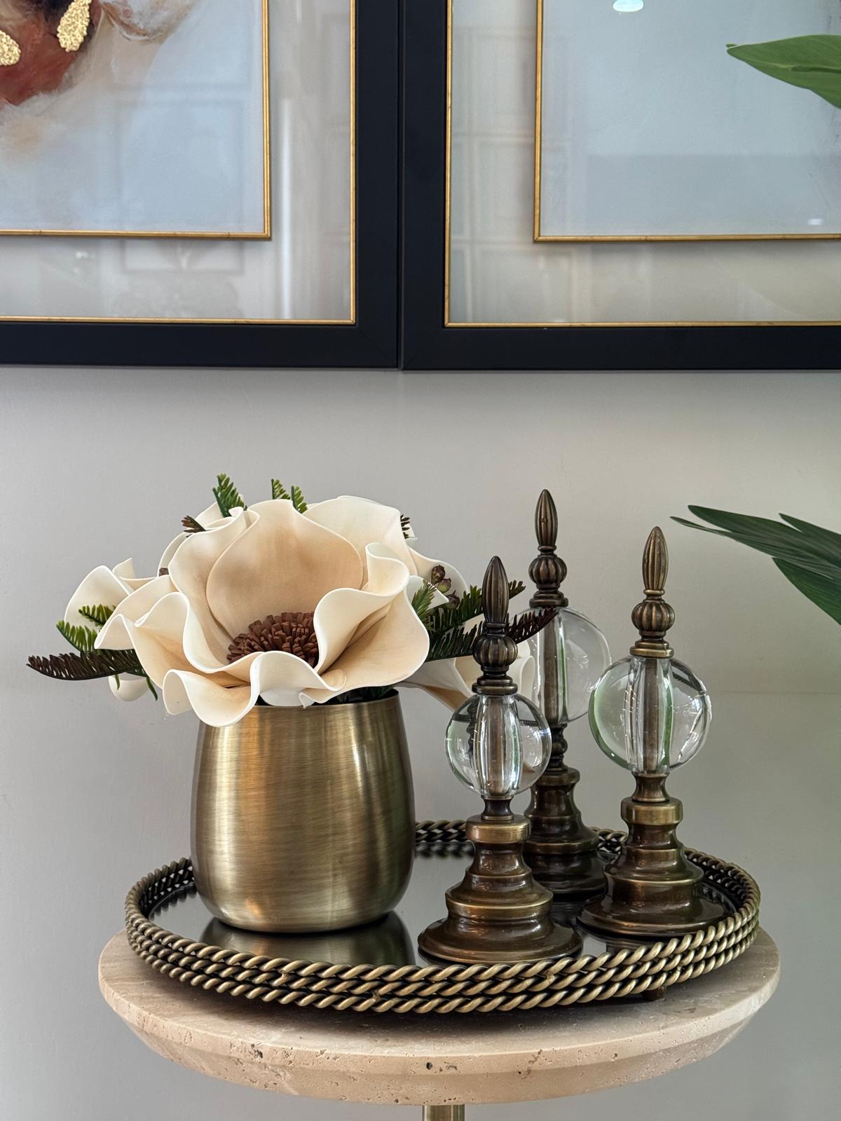 Kampanyalı Eskitme Tepsi Seti 