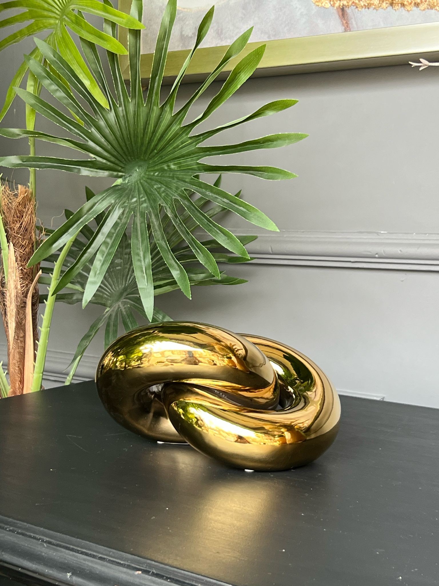 Gold Cam Dekoratif Zincir 