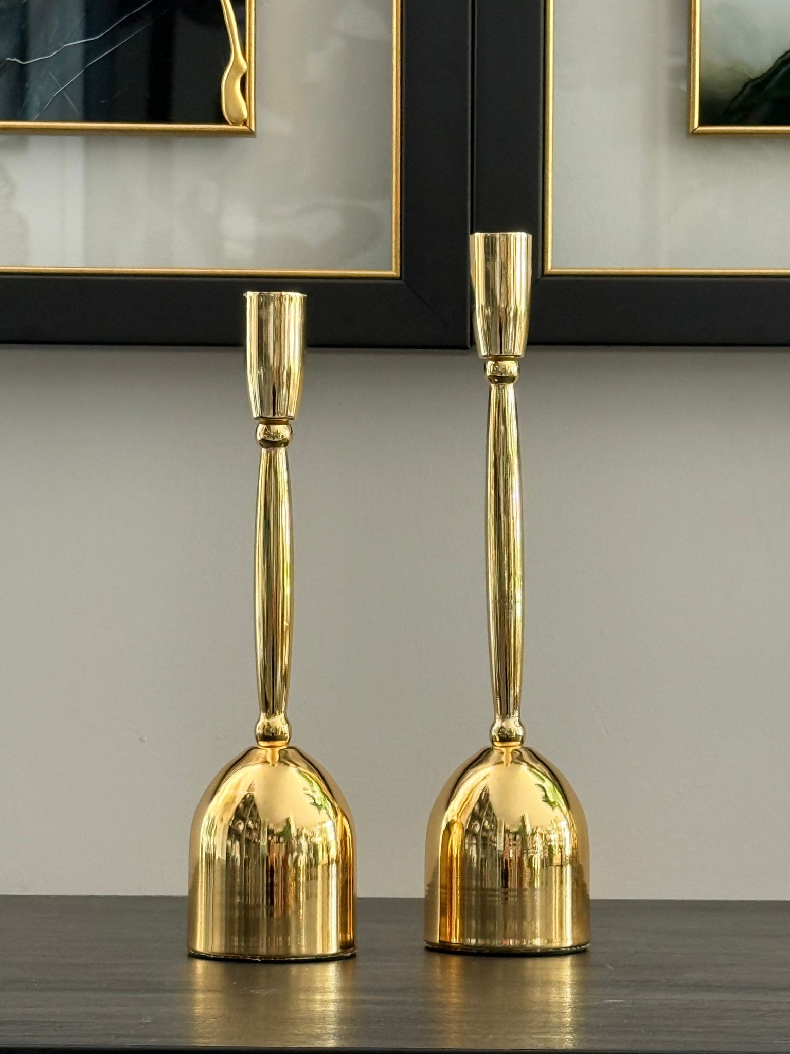 Şamdan Gold Rustik 2li 