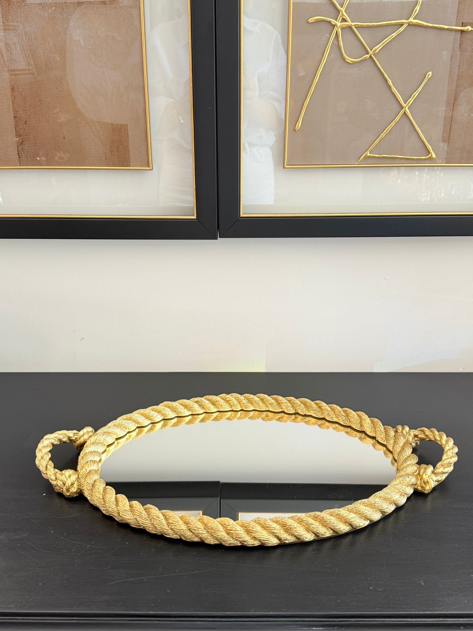 Gold Rope Halat Tepsi