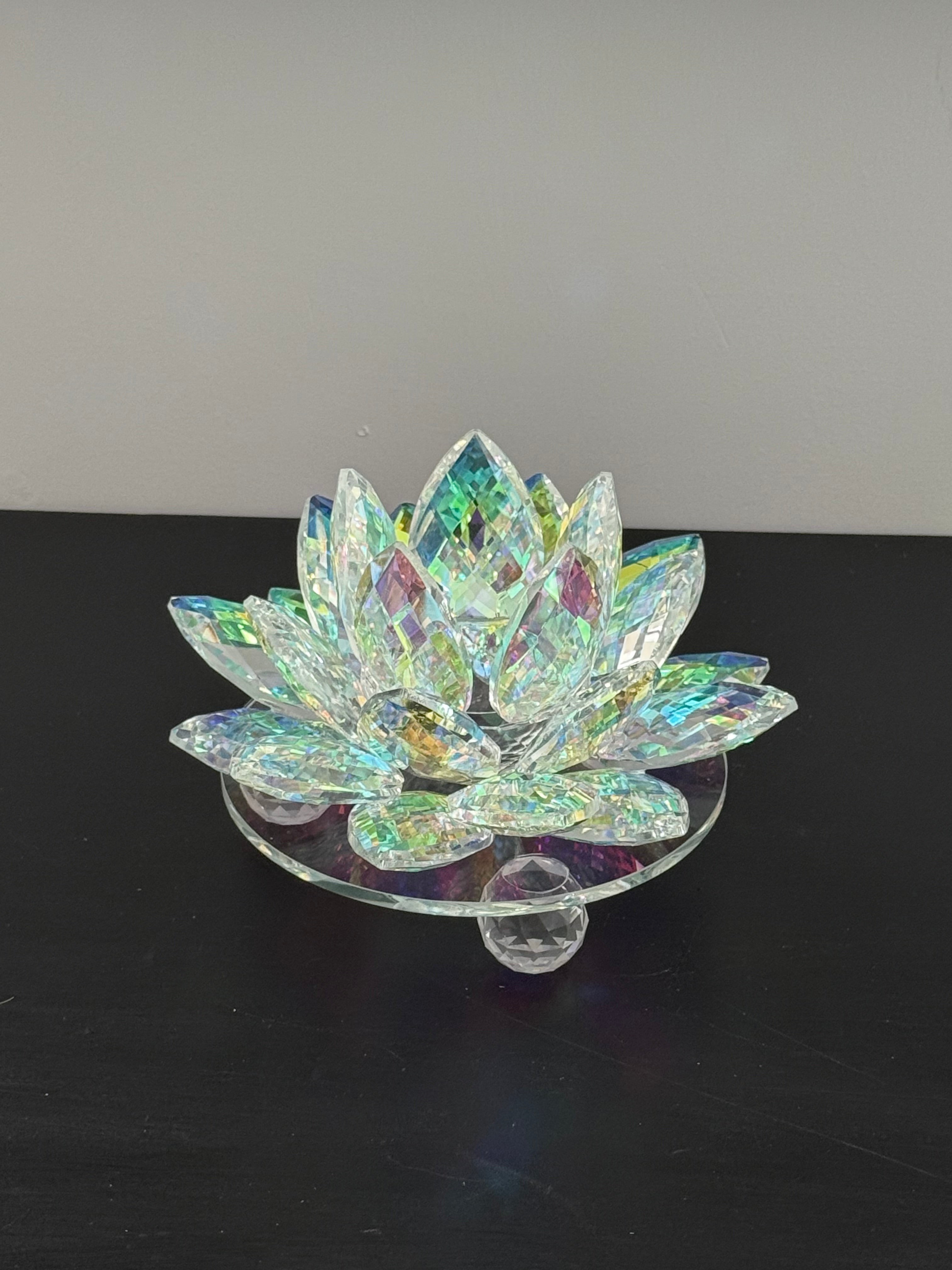 Kristal Lotus Orta Boy 20*13 cm