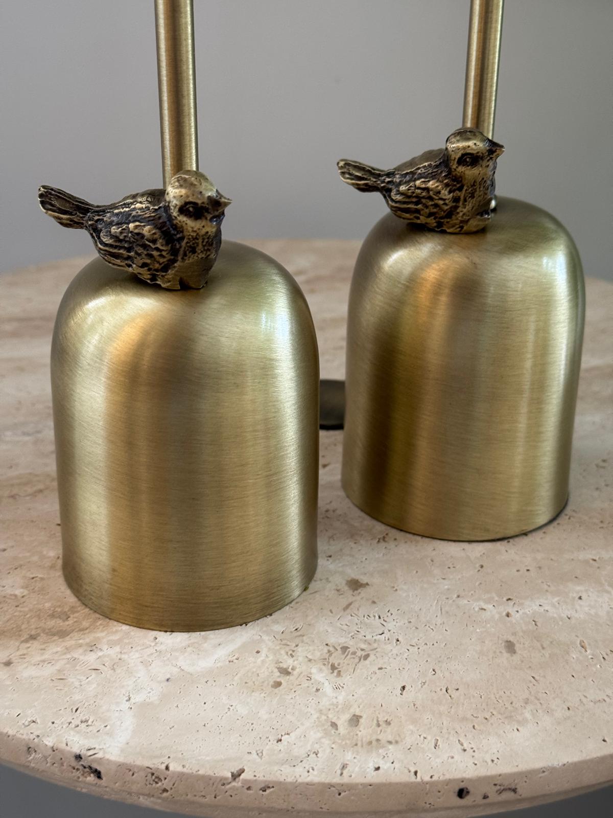 Eskitme Kuşlu Şamdan 2li