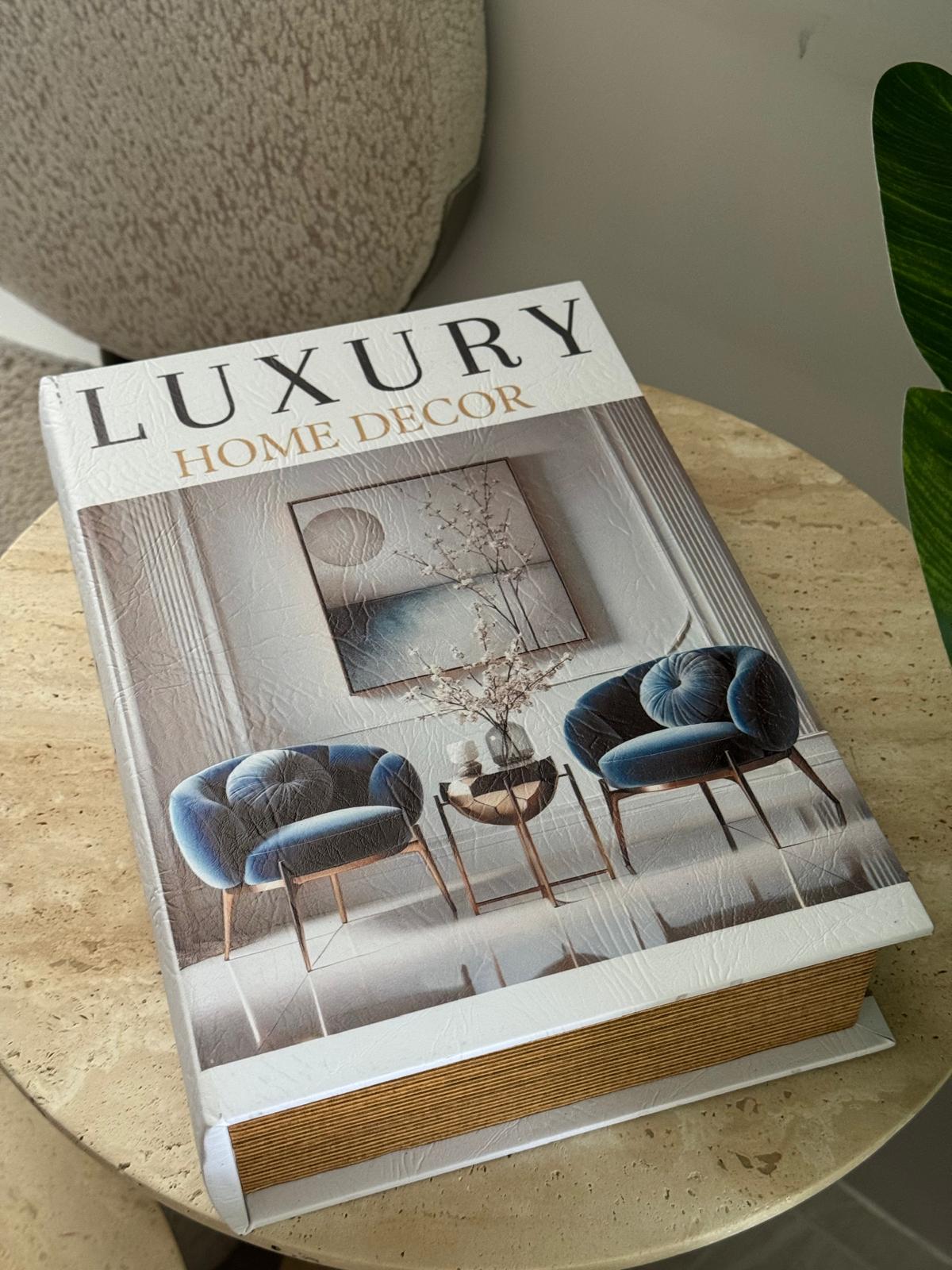Kitap Kutu Luxury İçi Ahşap Dışı Deri 3lü