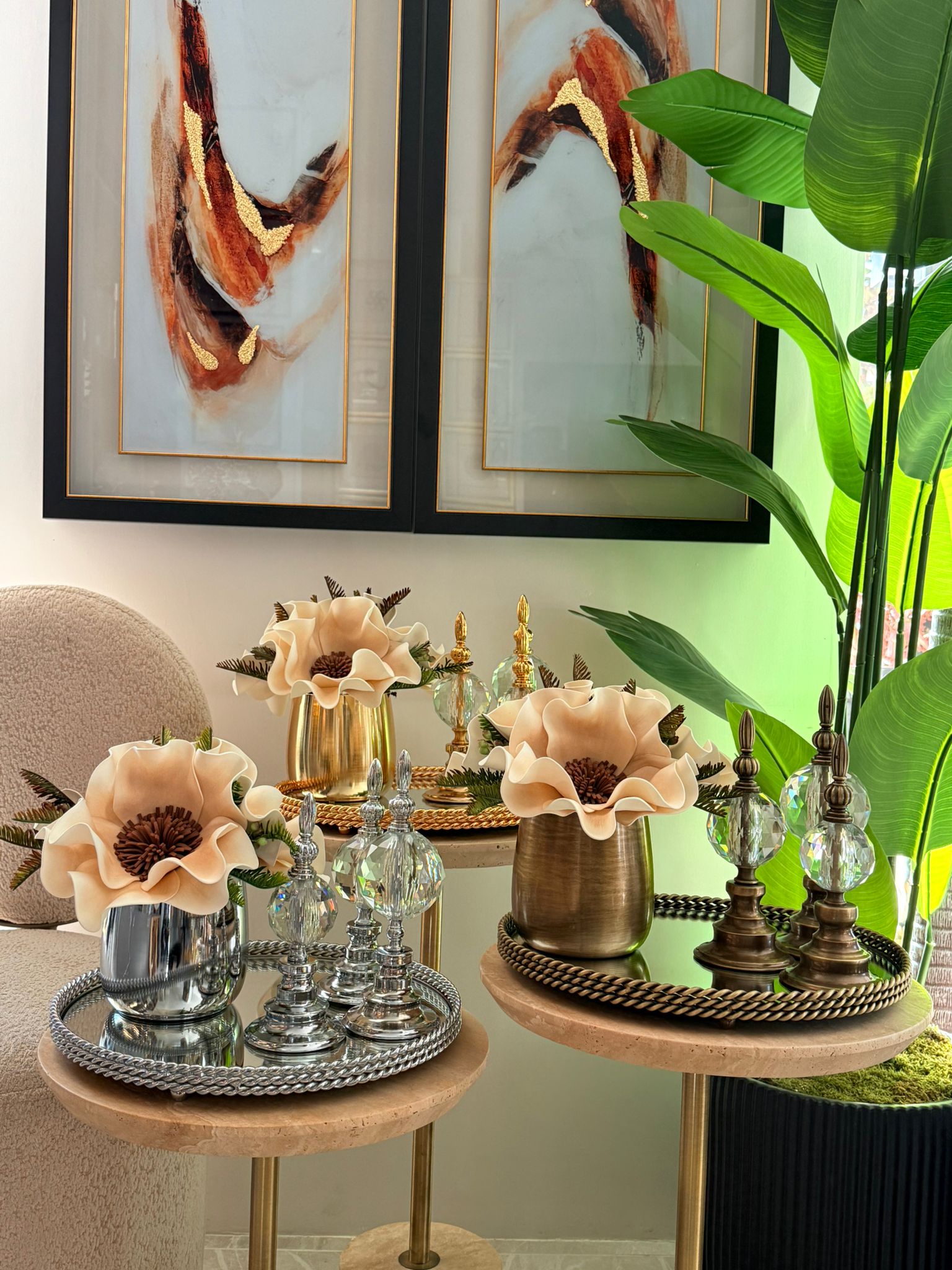 Kampanyalı Gold Tepsi Seti 