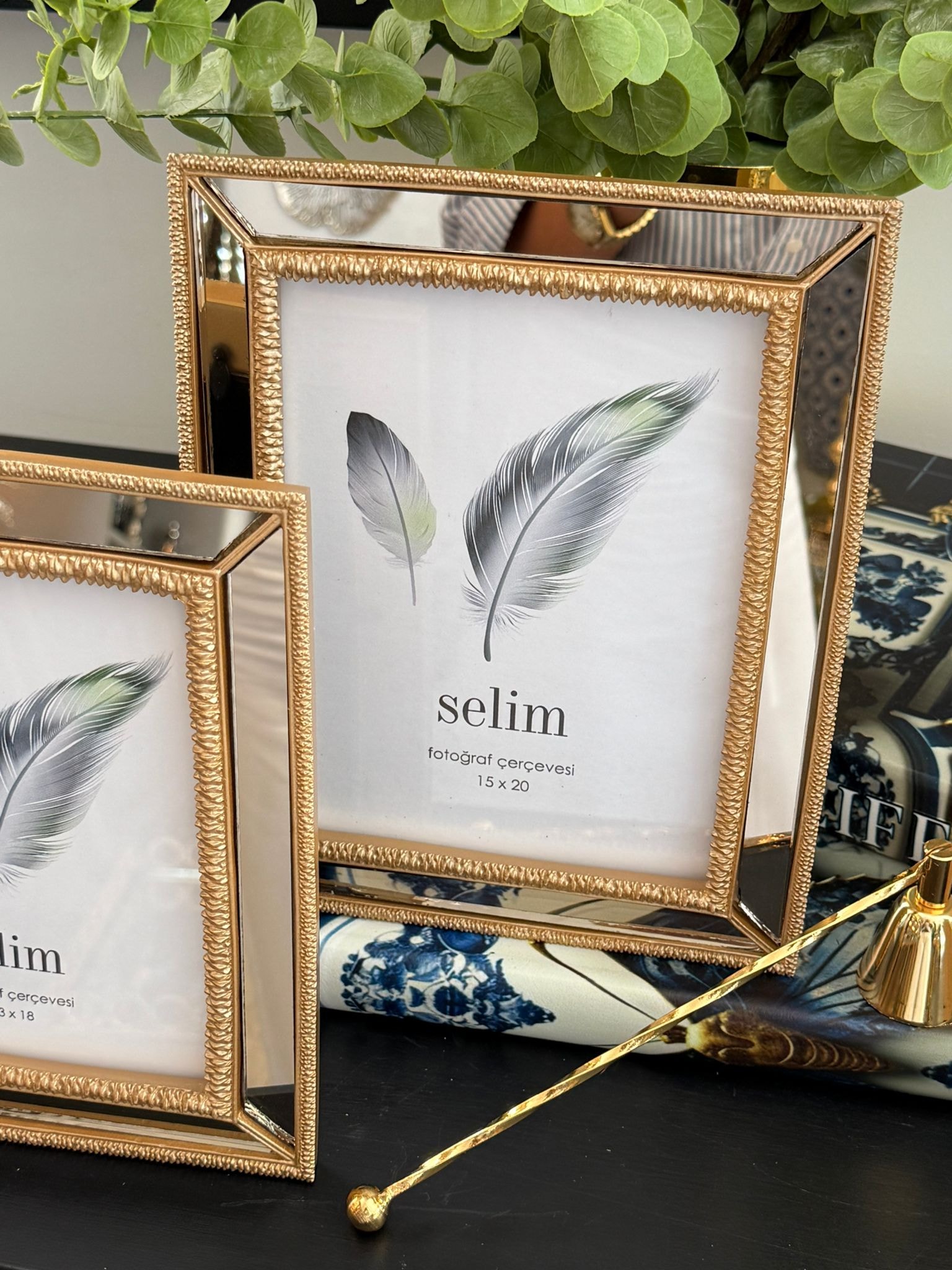 Vizon Aynalı Elsa Fotoğraf Çerçevesi 