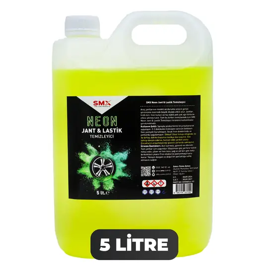 SMX Neon Jant & Lastik Temizleyici 5 Lt