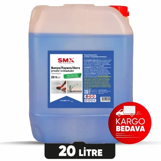 SMX Banyo-Fayans-Derz-Armatür ve Duşakabin Temizleyici 20 Lt.