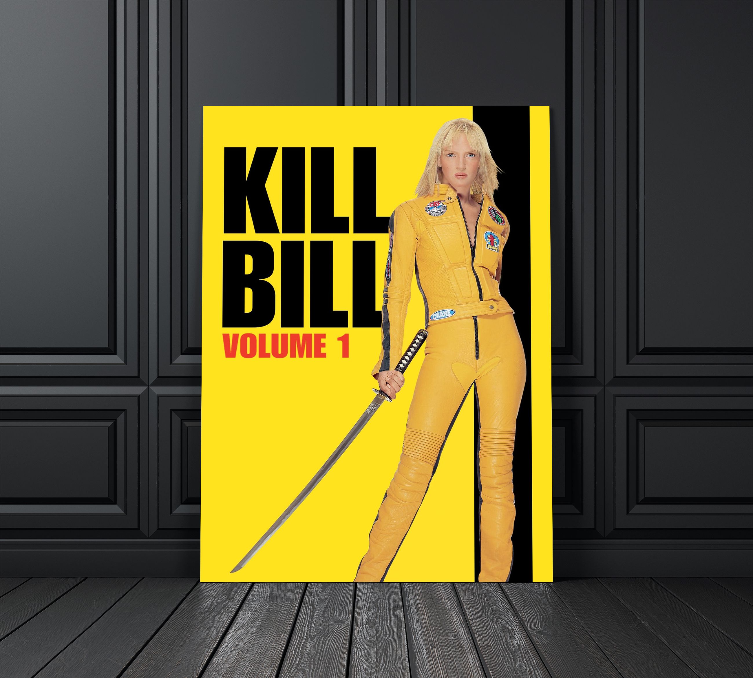 Kill Bill Film Afişi Cam Tablo