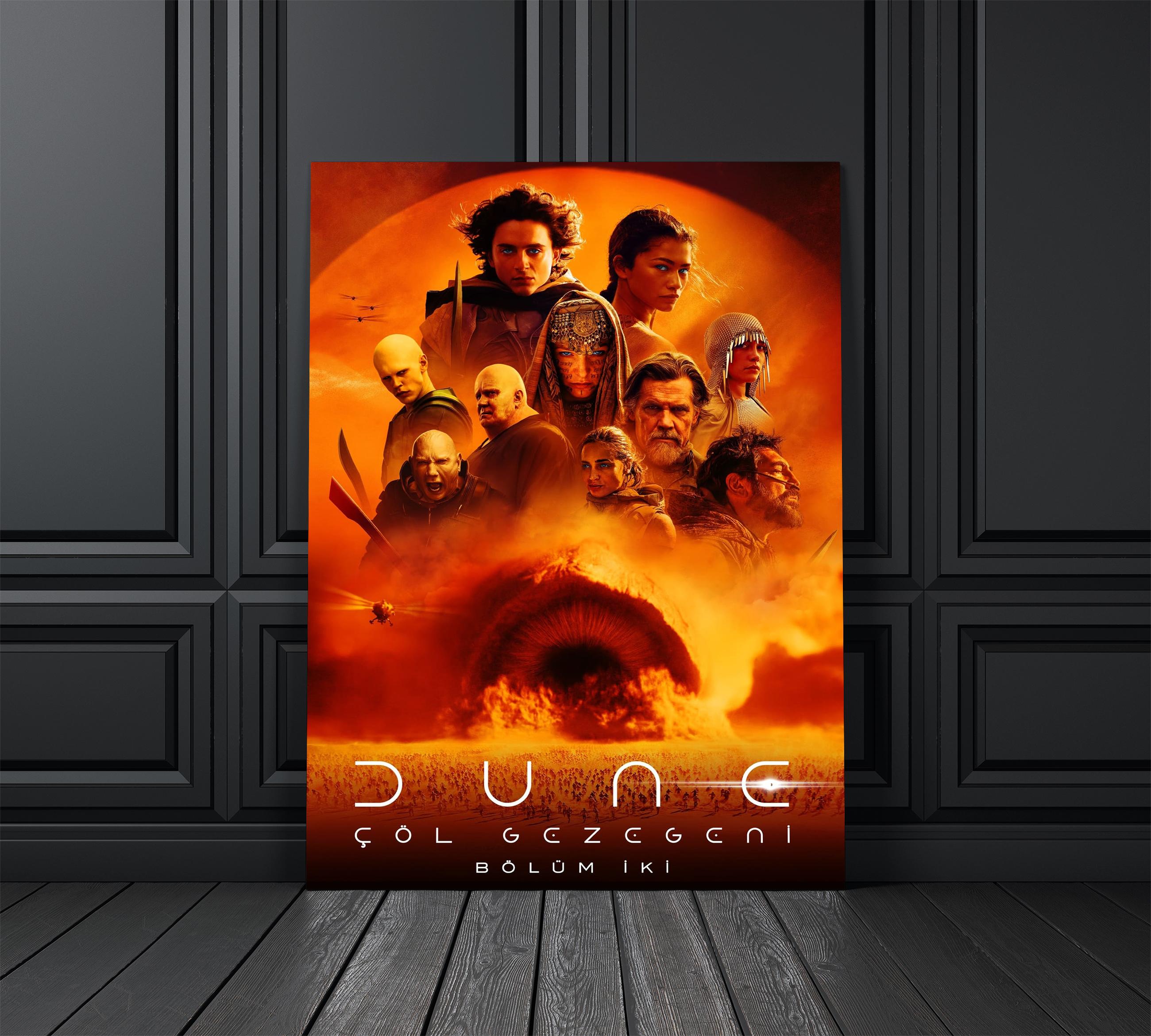 Dune Çöl Gezegeni Film Afişi Cam Tablo