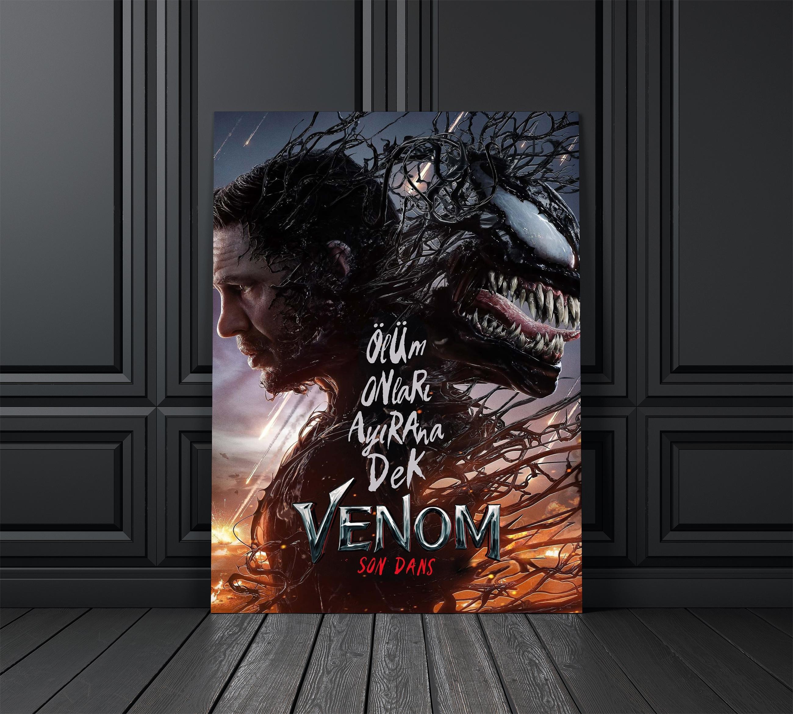 Venom Film Afişi Cam Tablo